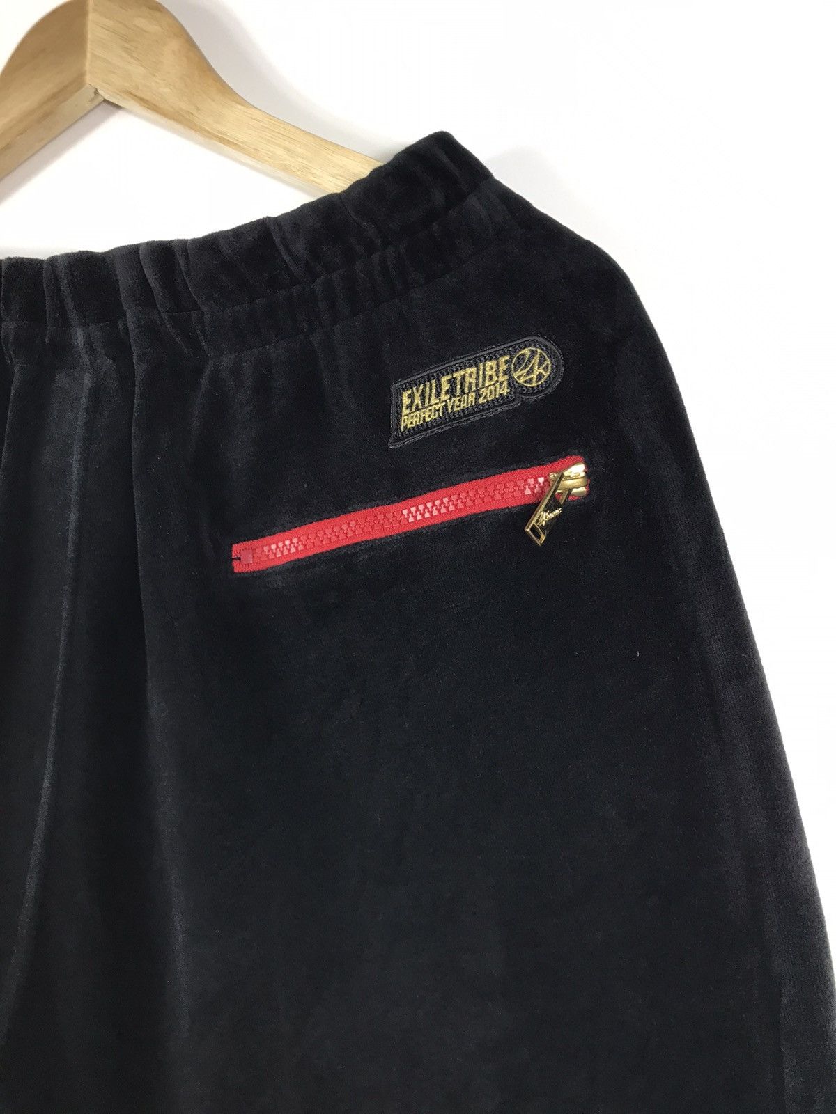 Japanese Brand ⚡️Vintage Y2K 24Karats Exile Tribe Velvet Sweatpants Size US 38 / EU 54 - 17 Thumbnail