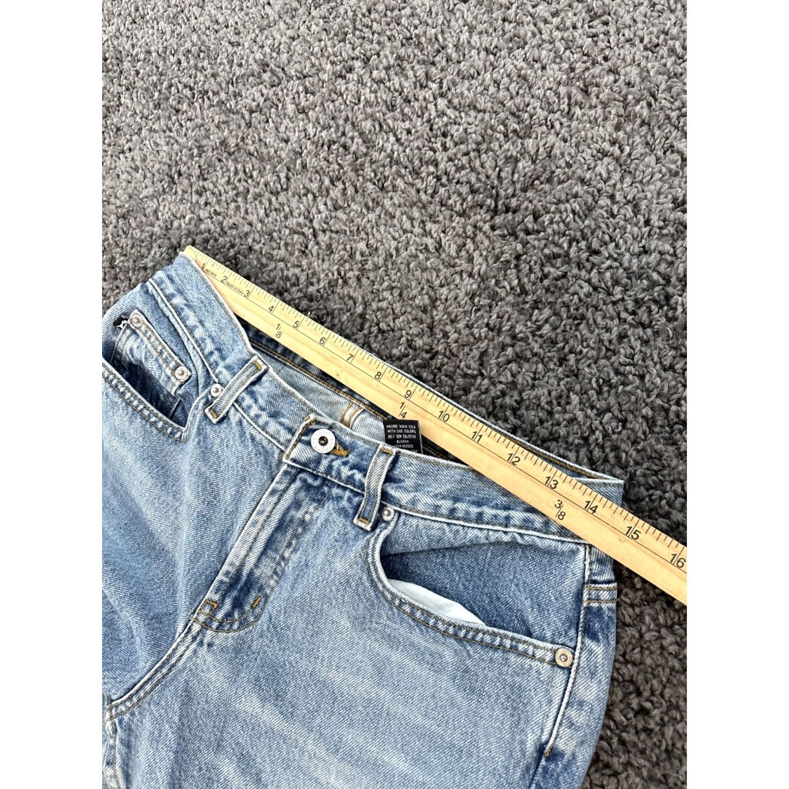 Express VINTAGE Express Jeans Women 90s Y2K Bootcut Flare Low Rise 30x31 Blue Denim Size 30" / US 8 / IT 44 - 4 Thumbnail