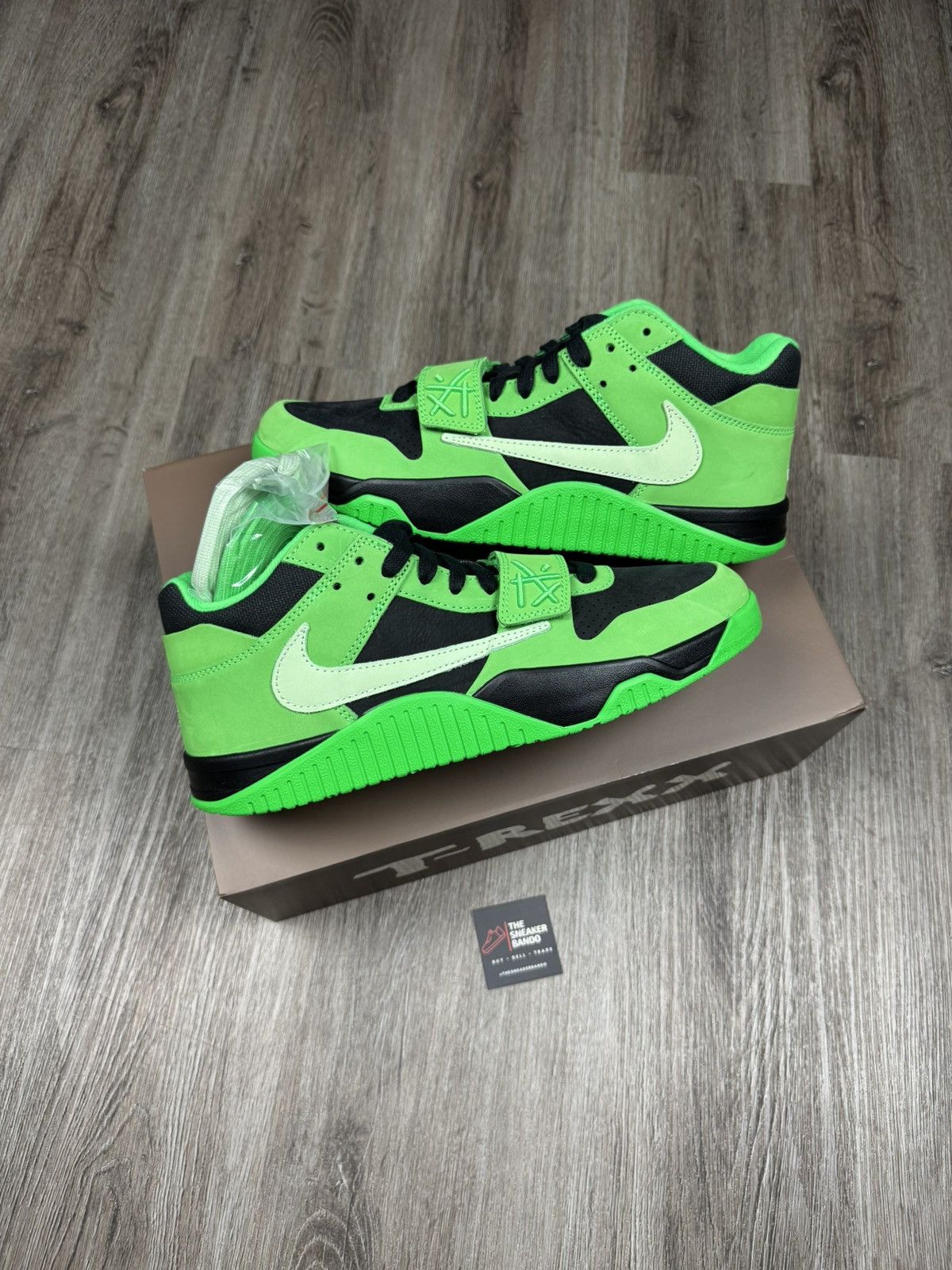 Jordan Brand × Travis Scott Travis Scott x Air Jordan Jordan Jumpman Jack TR Green Spark Size US 10.5 / EU 43-44 - 1 Thumbnail