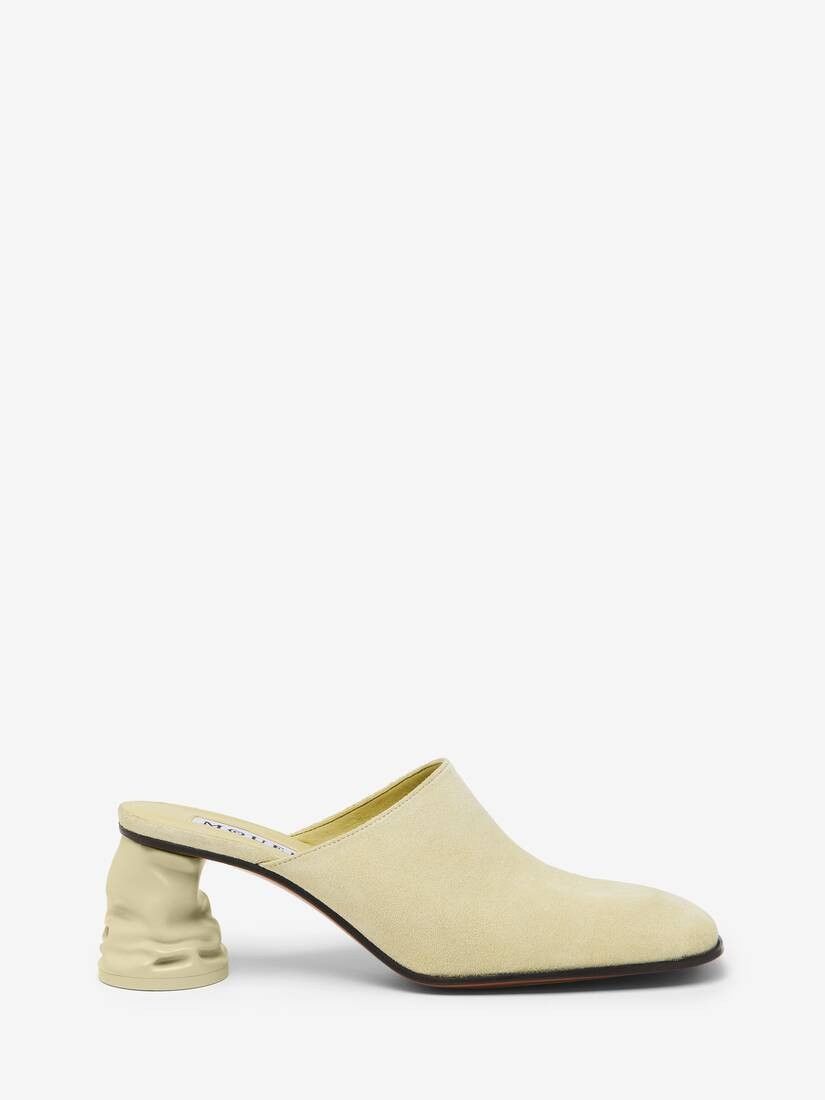 Alexander McQueen o1w1db10925 Crush Mule in Green Size US 6 / IT 36 - 1 Thumbnail