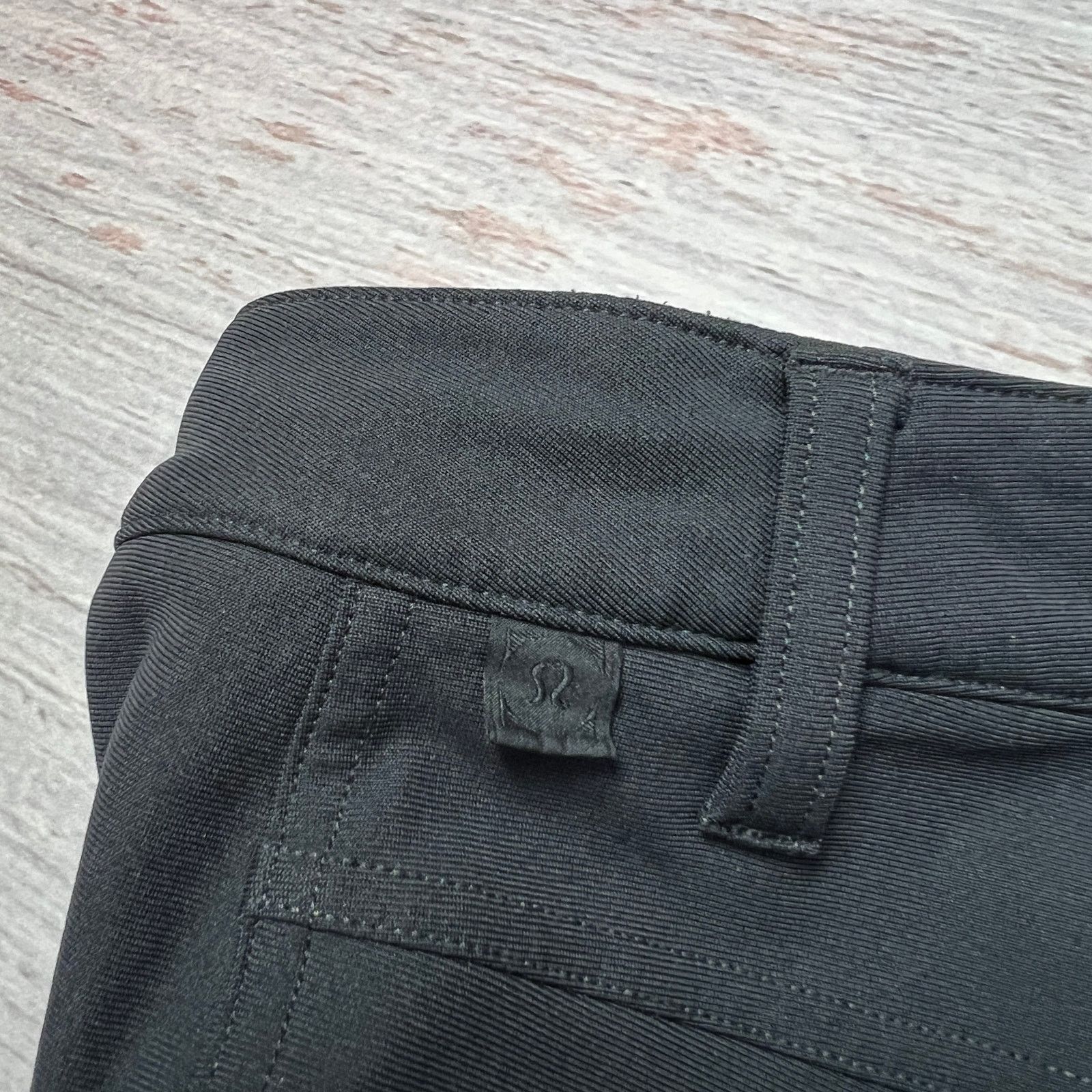 Lululemon Lululemon ABC Slim Fit Warpstreme Chino Black Gray 34x28 Size US 34 / EU 50 - 5 Thumbnail
