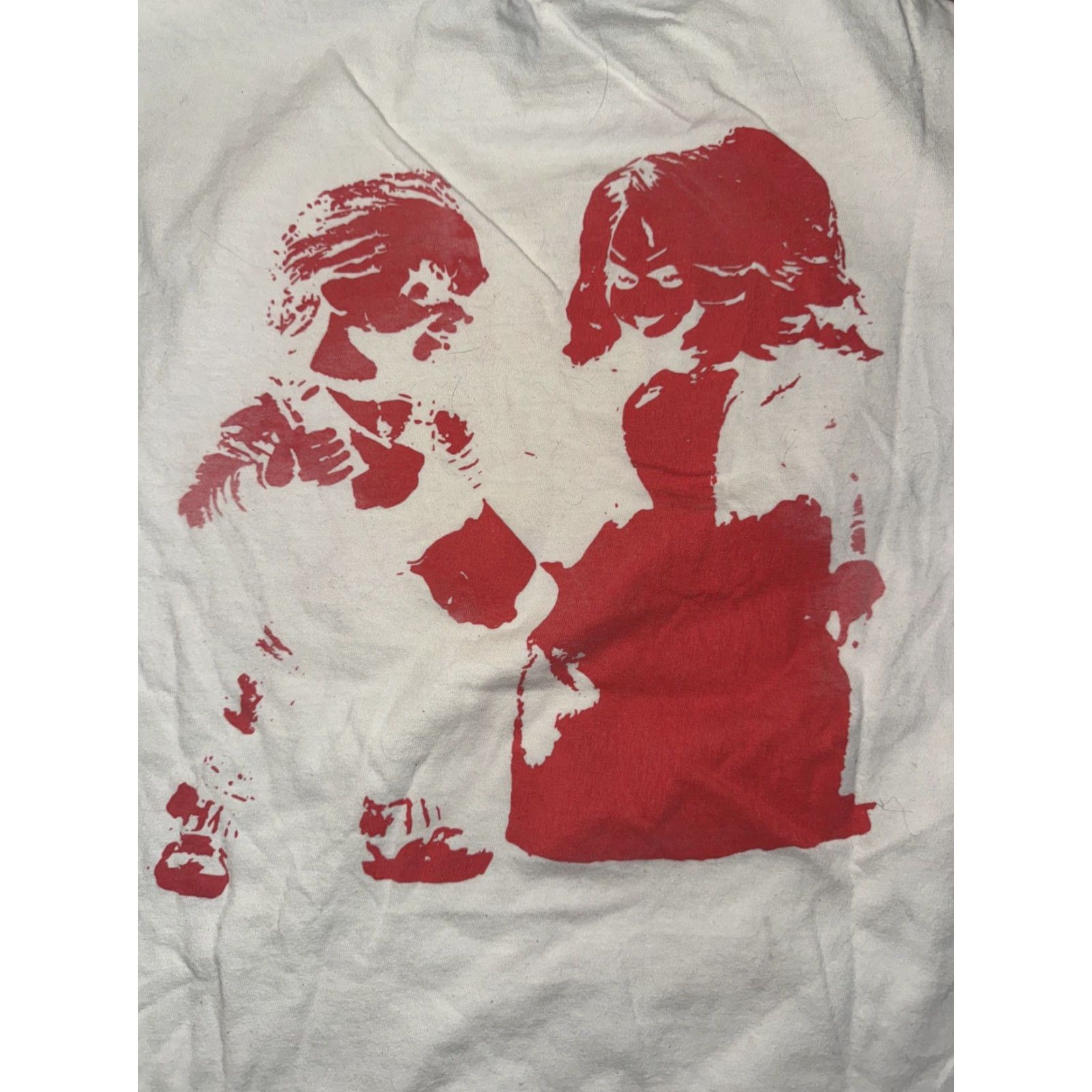 Vintage VINTAGE Chucky T-Shirt “Maybe This Is Evol” Horror Movie Tee White M Mens 90s Y2K Graphic Shirt Size US M / EU 48-50 / 2 - 6 Thumbnail