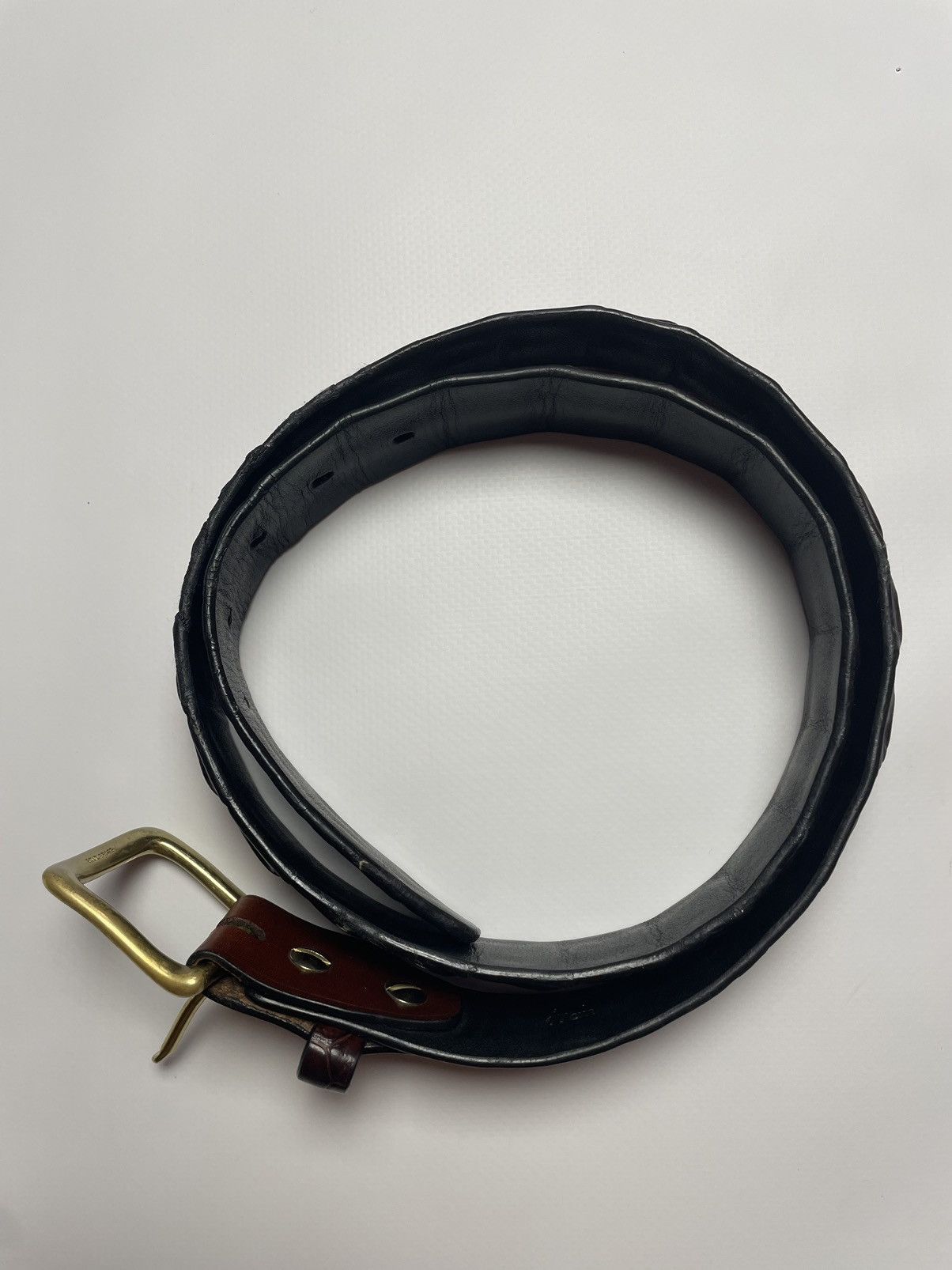 Genuine Leather × Hysteric Glamour Henry Bucks Australia Saltwater Crocodile Leather Belt Size ONE SIZE - 12 Thumbnail