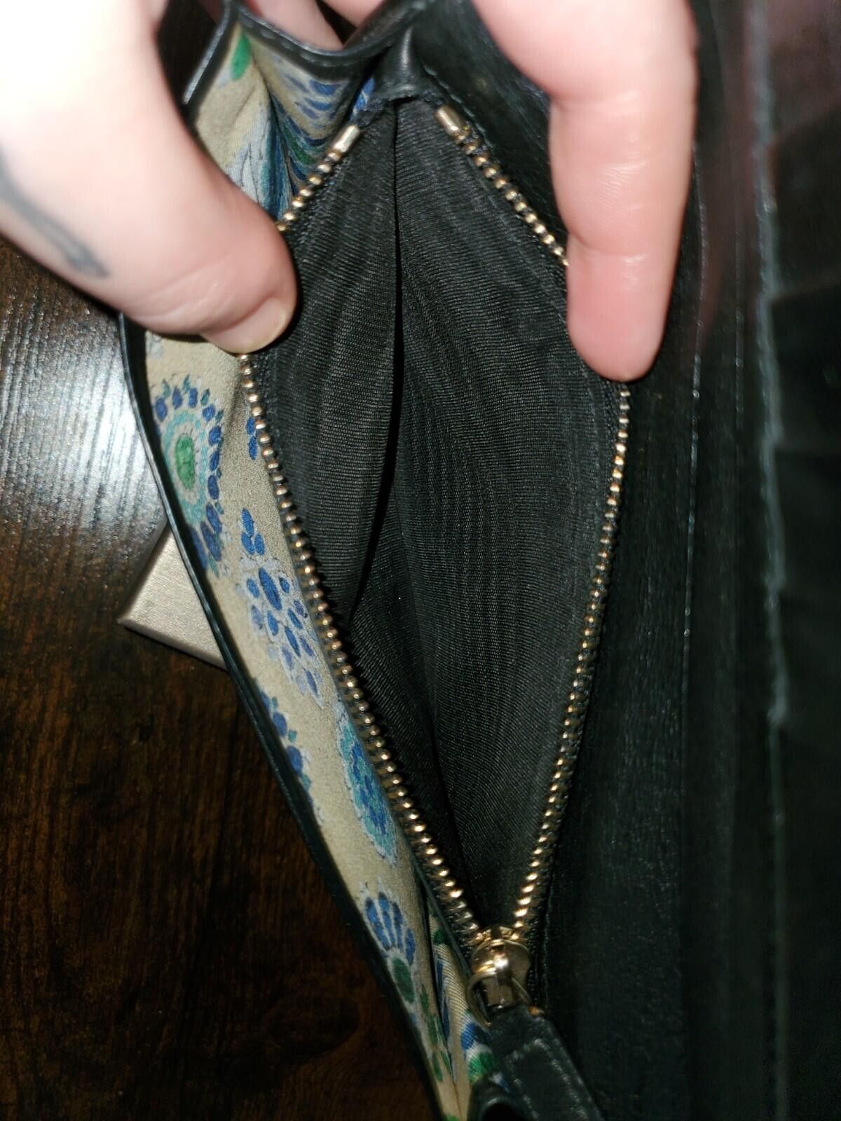 Bvlgari Bvgari Vintage Black Leather Long Wallet Bifold Card Holder Size ONE SIZE - 11 Thumbnail