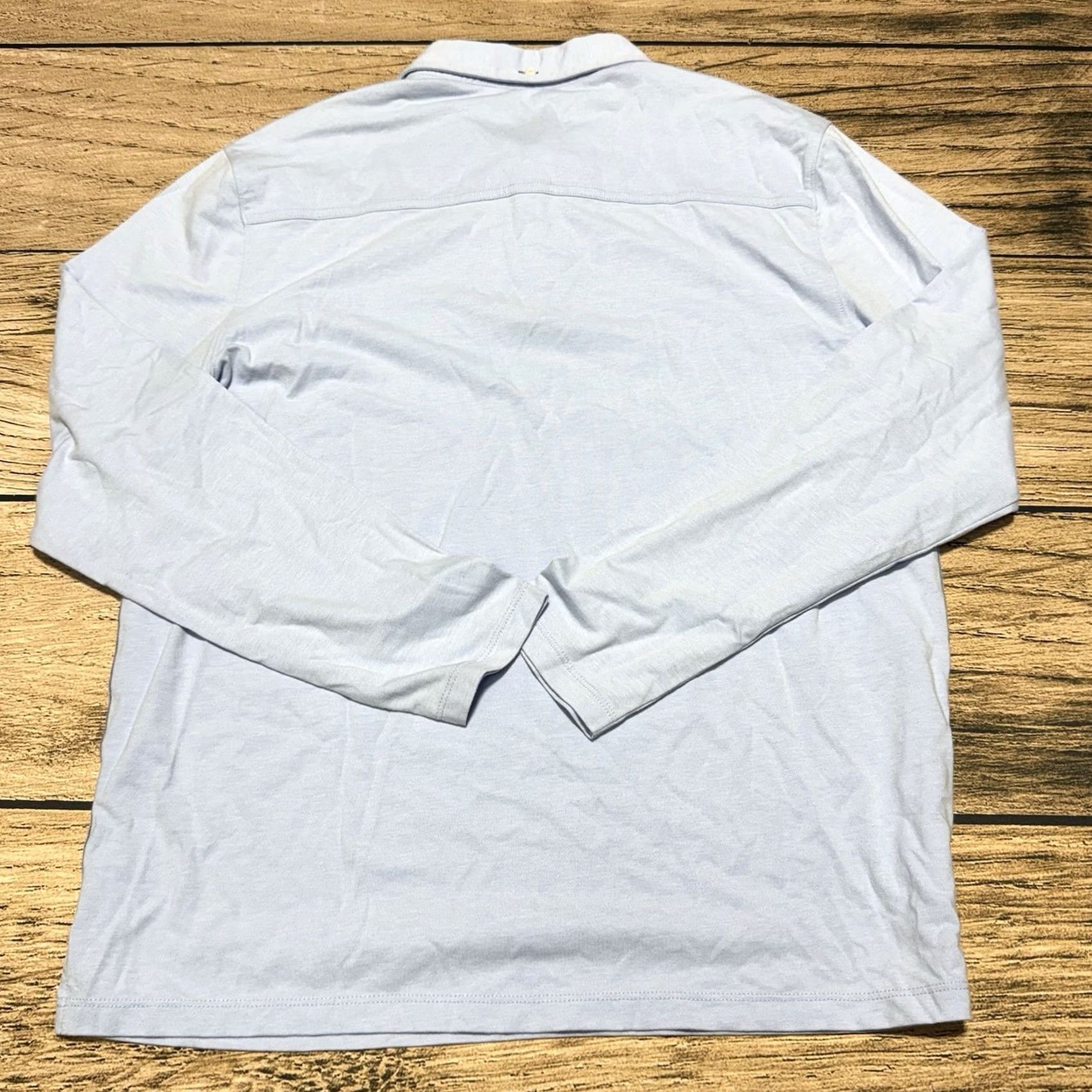Tommy Bahama VINTAGE Tommy Bahama Polo Shirt Mens M Blue Island Zone Long Sleeve Pocket Sailfish Size US M / EU 48-50 / 2 - 4 Thumbnail