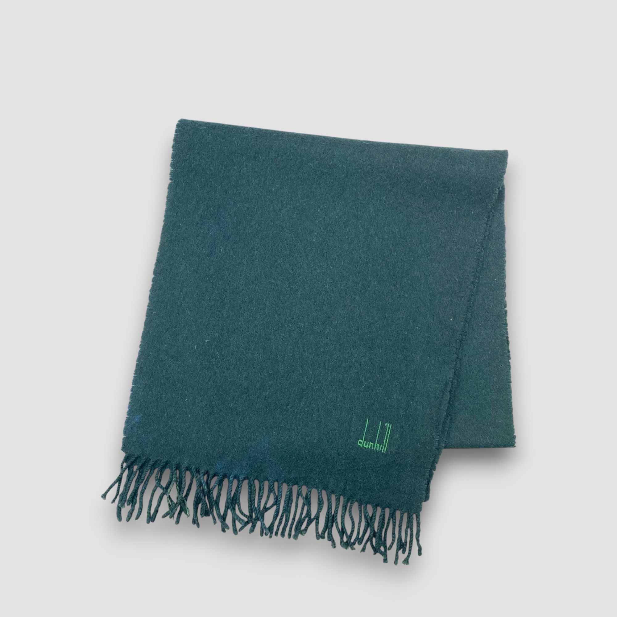 Alfred Dunhill Vintage Alfred Dunhill Scarf Muffler Cashmere Wool Scarves Size ONE SIZE - 3 Thumbnail