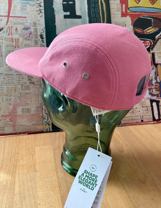 Lacoste pink girolle cap casquette pique new ds hat Size ONE SIZE - 3 Thumbnail