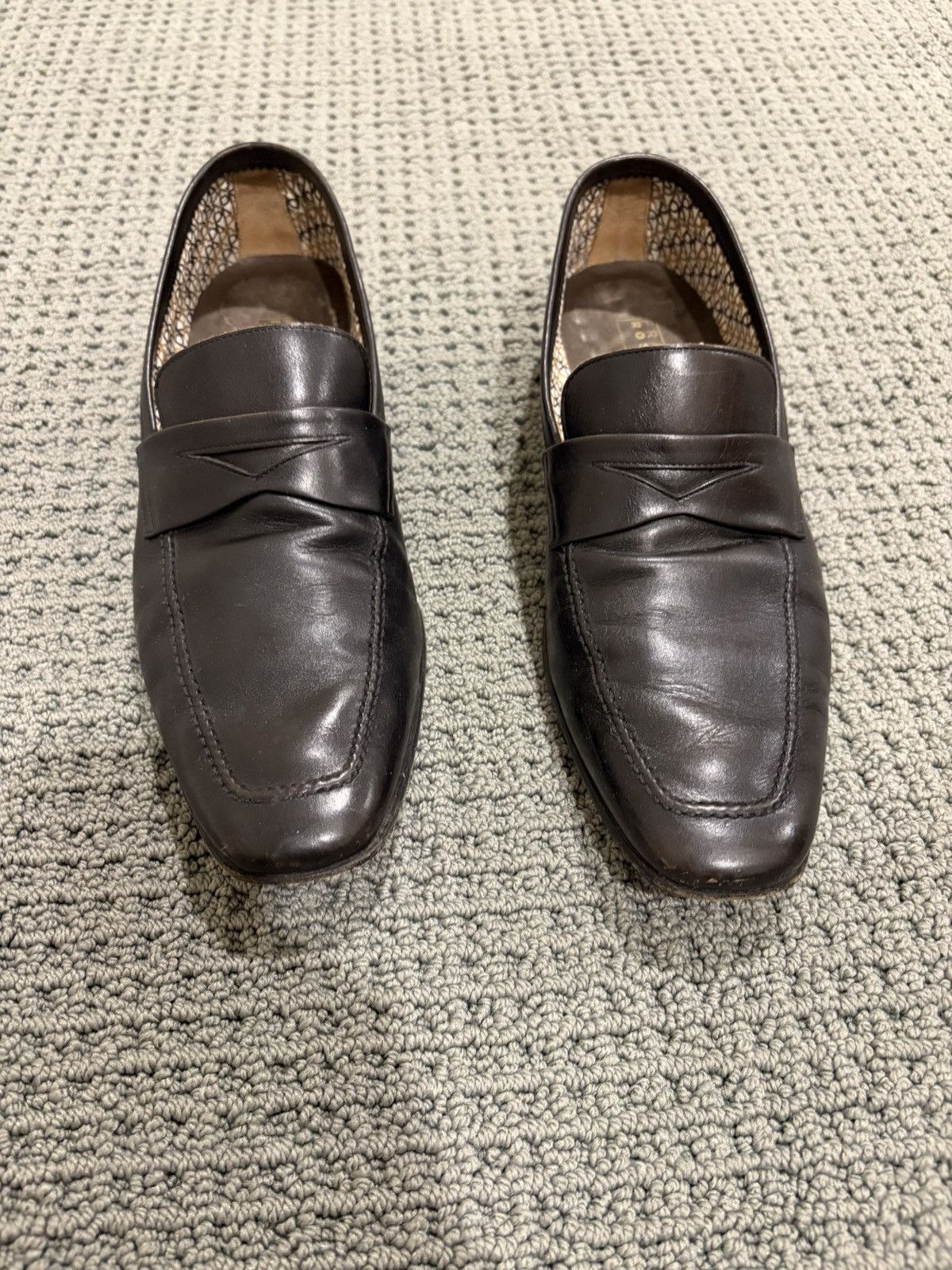 Fratelli Rossetti $840 butter soft calfskin loafers. Made in Italy Size US 9.5 / EU 42-43 - 2 Thumbnail
