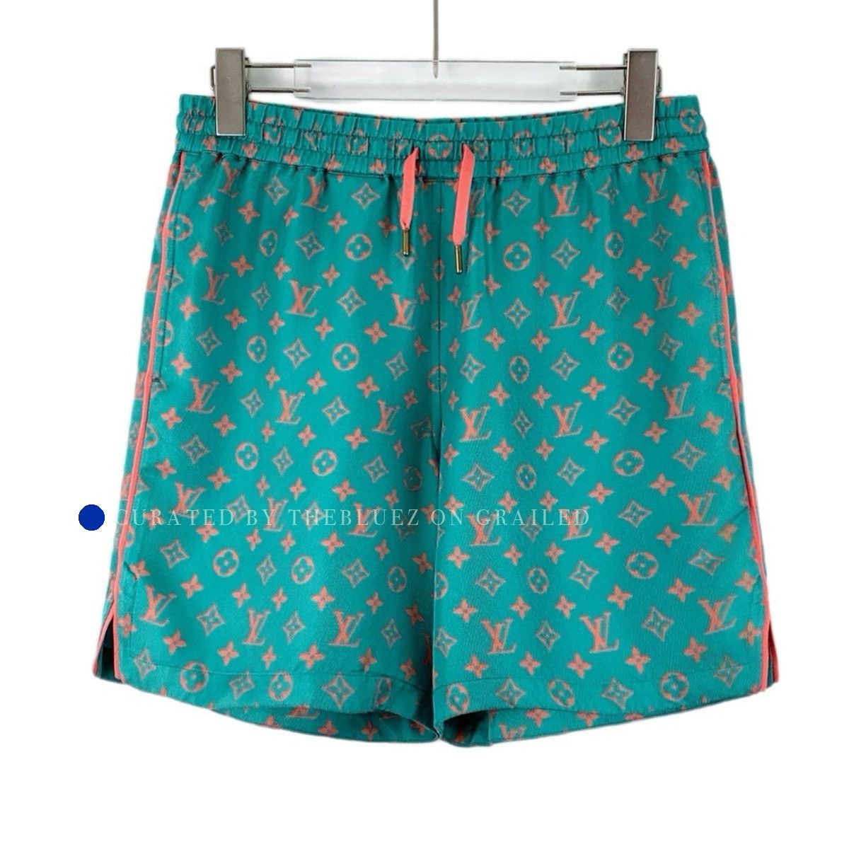 Louis Vuitton Monogram All-Over Print Silk Shorts Size US 32 / EU 48 - 1 Thumbnail