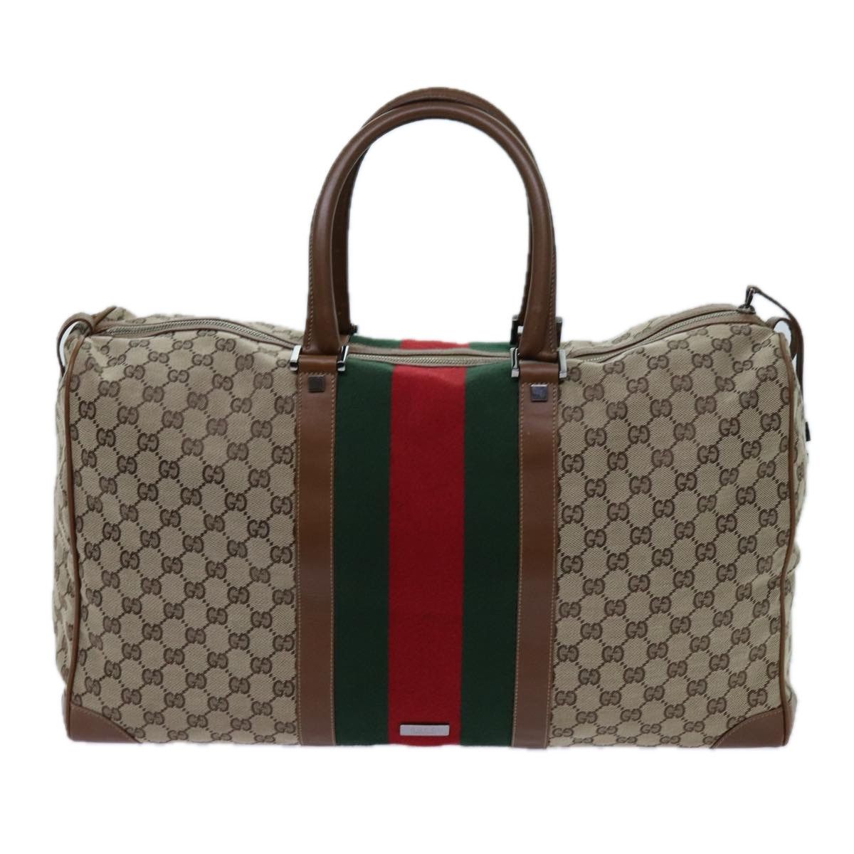 Gucci Ophidia Beige Canvas Travel Bag (Pre-Owned) Size ONE SIZE - 1 Thumbnail