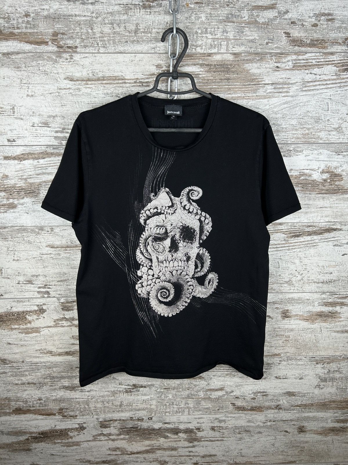 Just Cavalli × Vintage Mens Vintage Just Cavalli T-shirt luxury tee dragon Medusa Size US M / EU 48-50 / 2 - 8 Thumbnail