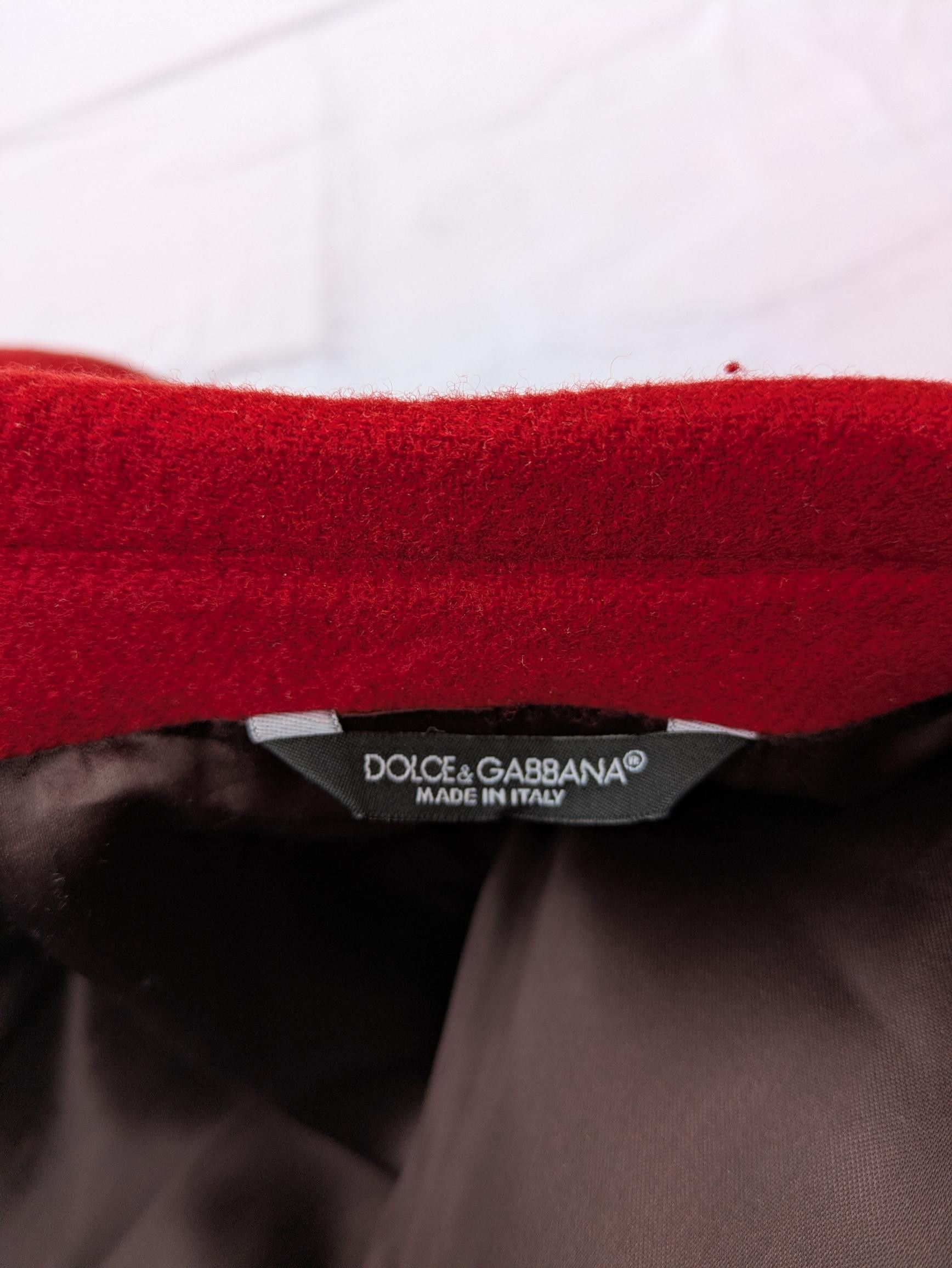 Dolce & Gabbana Dolce & Gabana Sicilia Red Coat Size US M / EU 48-50 / 2 - 8 Thumbnail