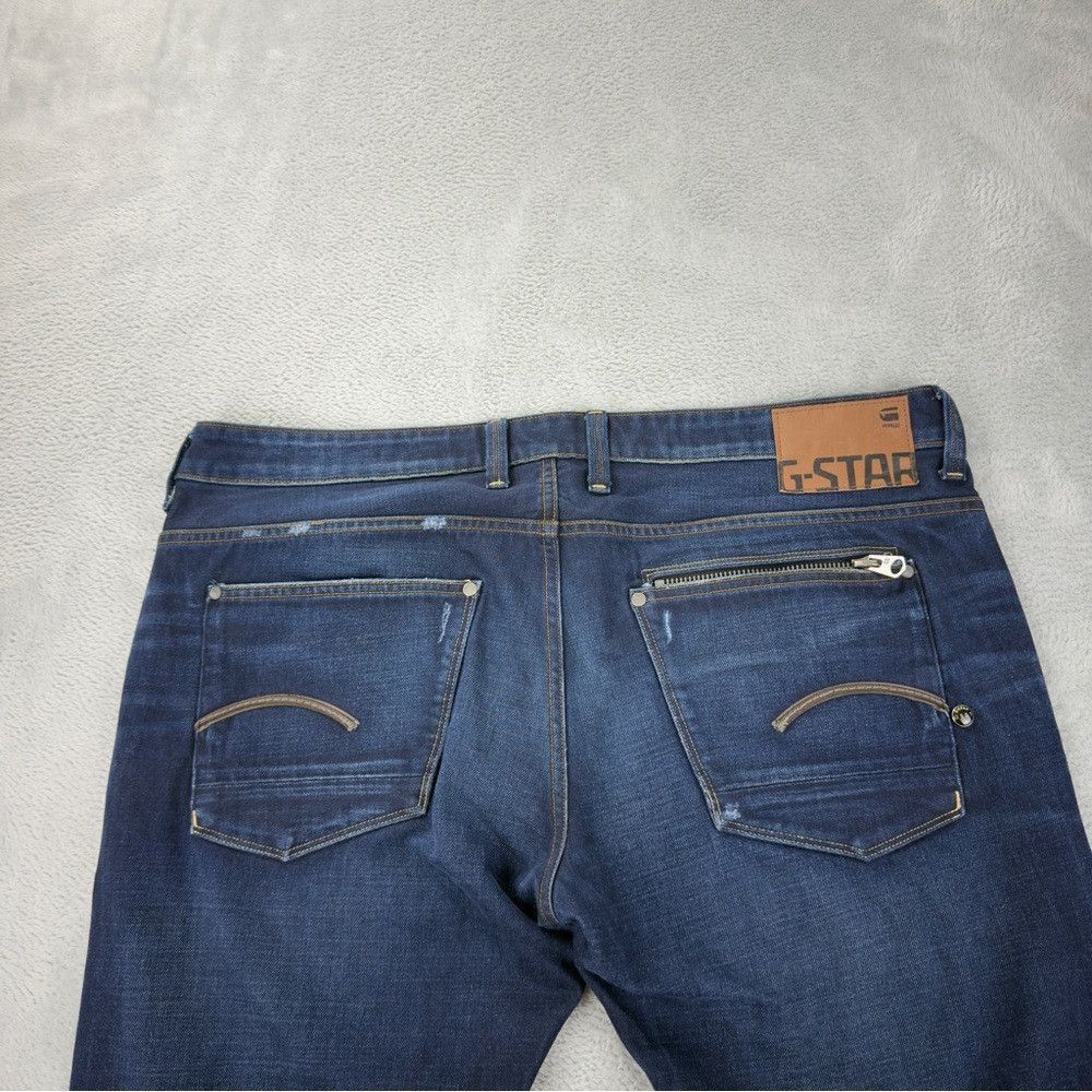 G-Star G-Star Men's Sz 42x31 Attacc Low Straight Leg Jeans Button Size US 42 / EU 58 - 7 Thumbnail