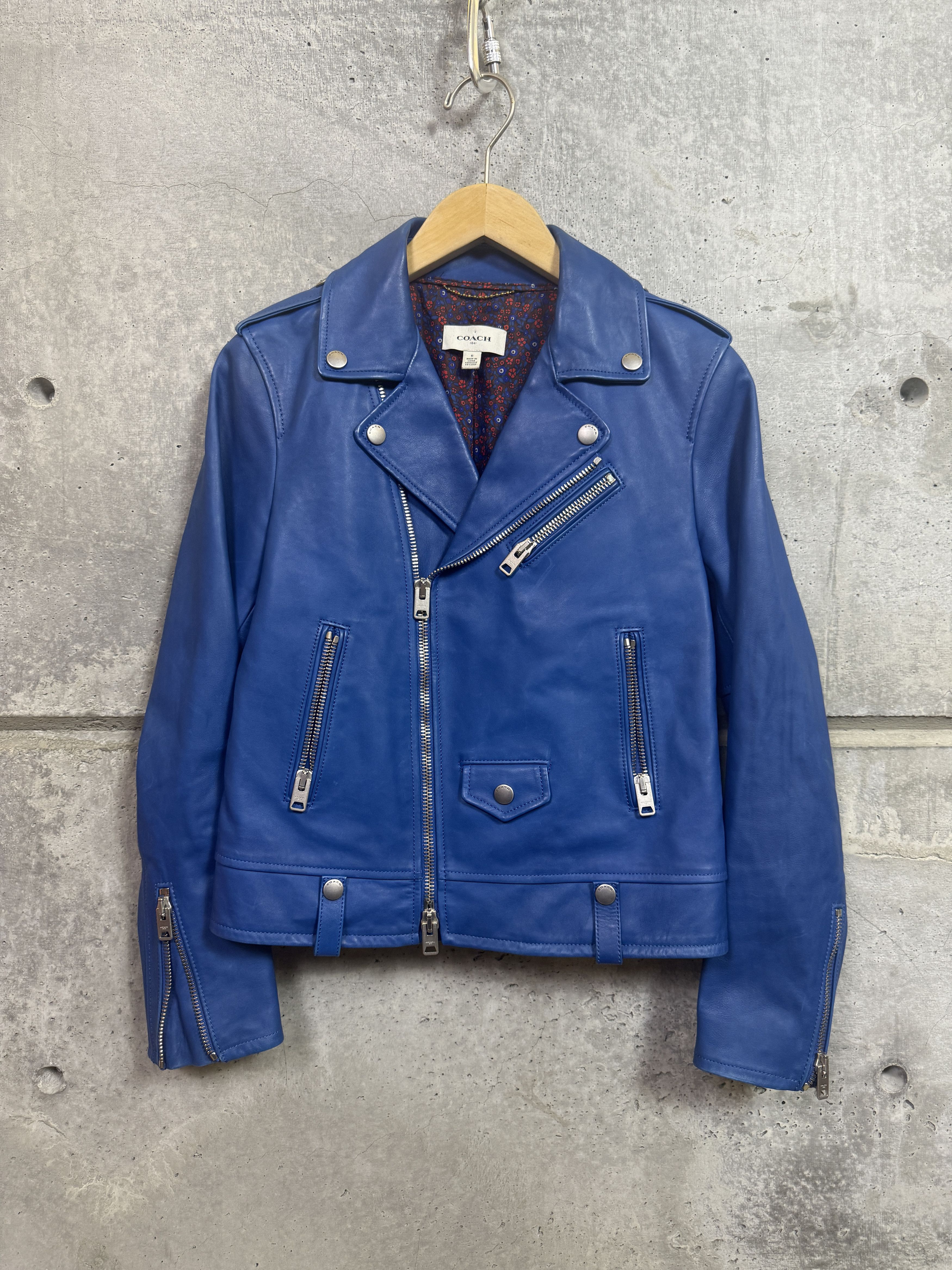 Coach Coach Floral Moto Jacket Size M / US 6-8 / IT 42-44 - 3 Thumbnail