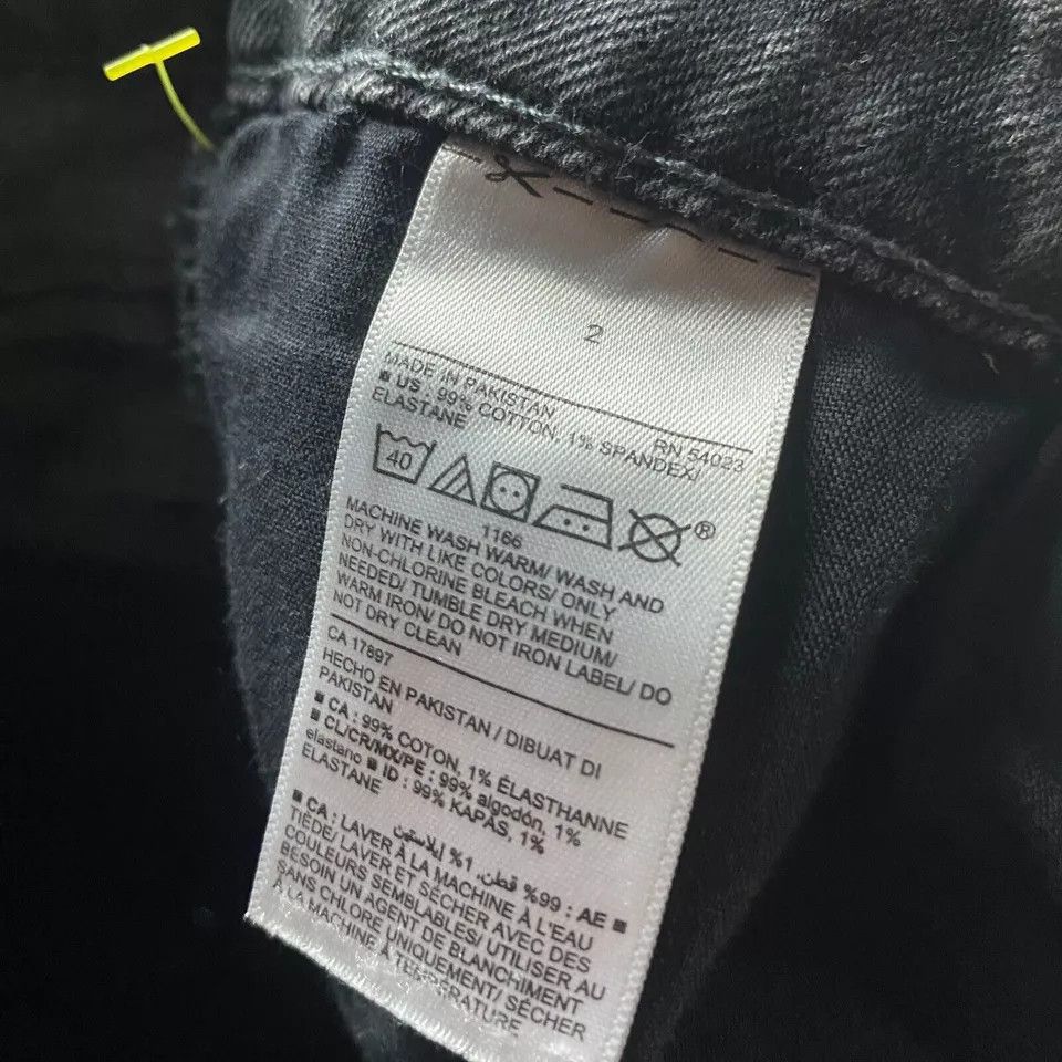 Old Navy Old Navy Jeans Women's 2 O.G. Straight Charcoal Wash Size 24" / US 00 / IT 34 - 9 Thumbnail