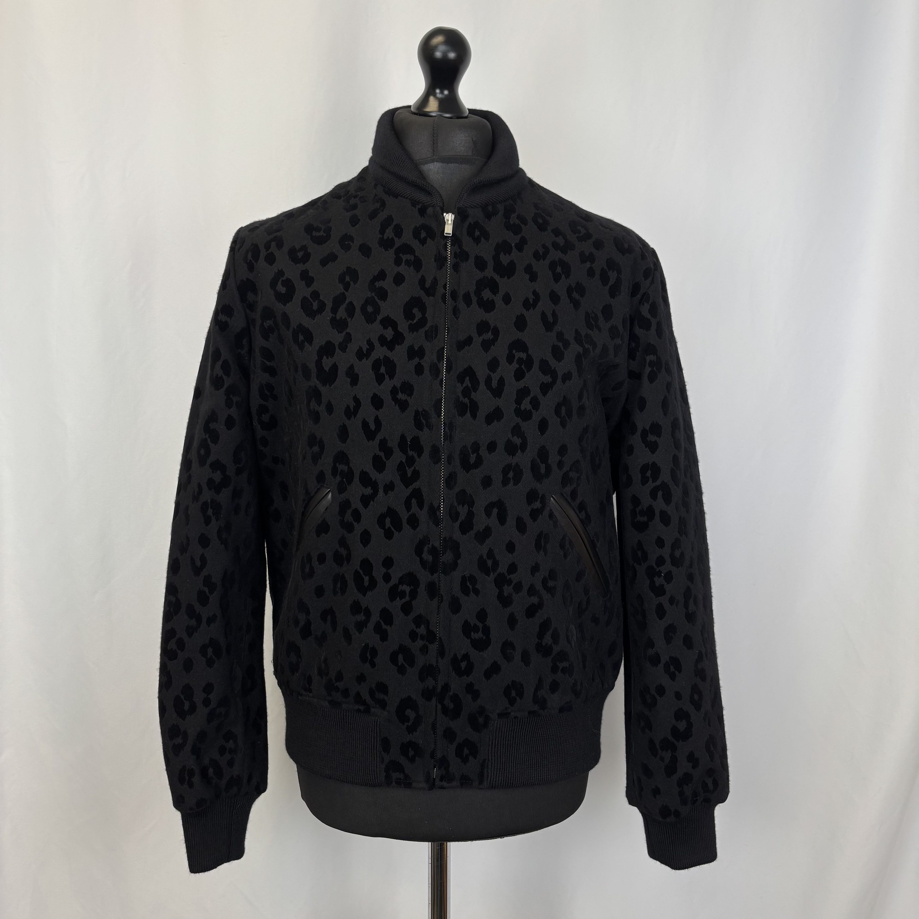 Saint Laurent Paris Saint Laurent Leopard Bomber Size US L / EU 52-54 / 3 - 1 Thumbnail