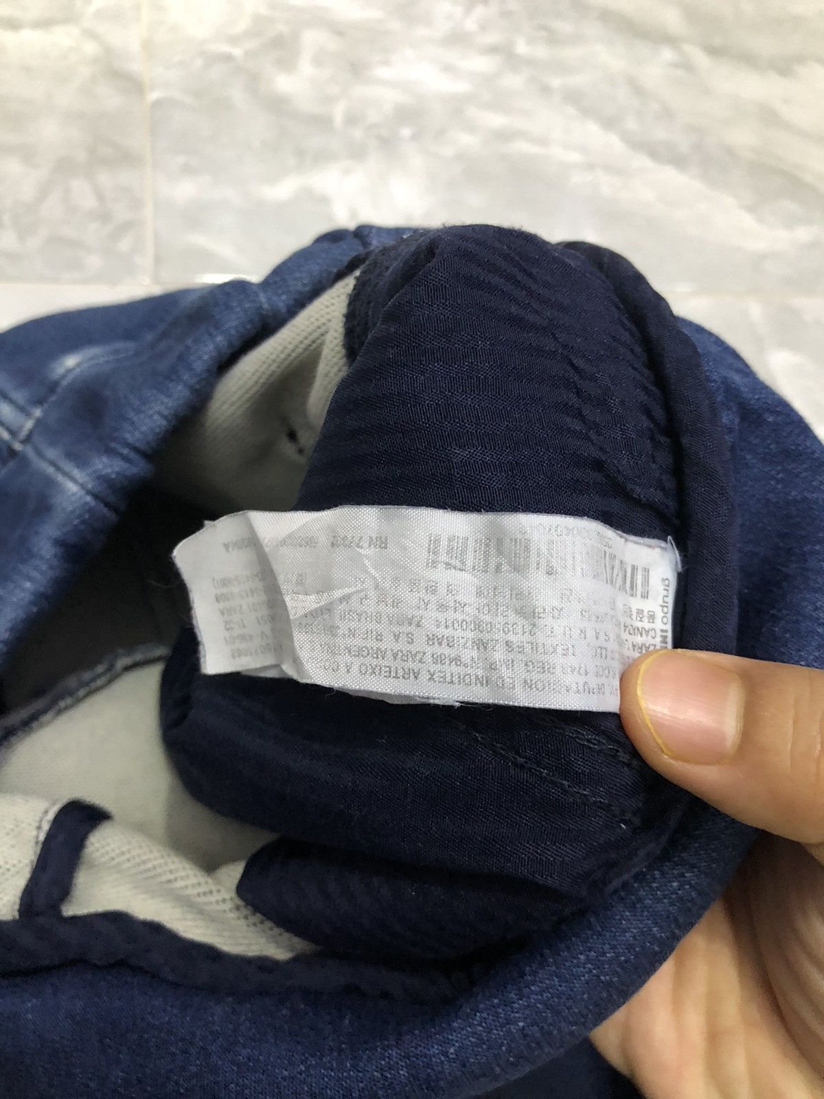 Zara Zara Man Drop Crotch Tapered Denim Joggers Size US 32 / EU 48 - 6 Thumbnail
