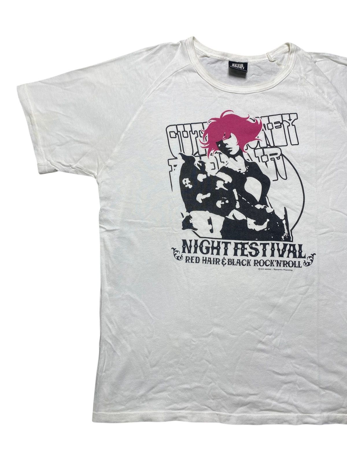 Japanese Brand VINTAGE CUTIE HONEY NIGHT FESTIVAL RED HAIR & BLACK GO NAGAI Size US L / EU 52-54 / 3 - 5 Thumbnail