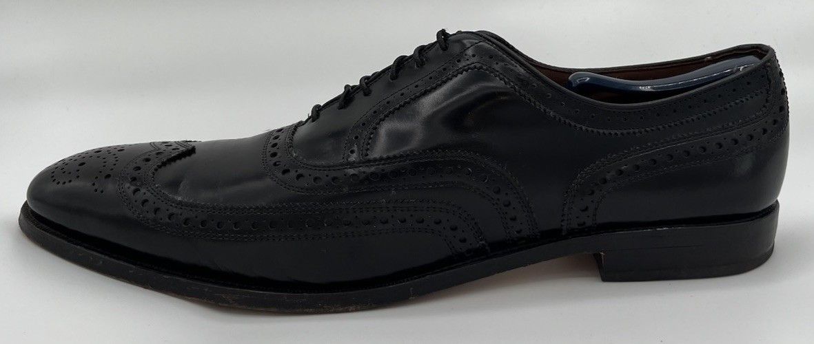 Allen Edmonds Allen Edmonds "MCALLISTER" Wingtip Black Leather Oxford 15AA Size US 15 / EU 48 - 5 Thumbnail