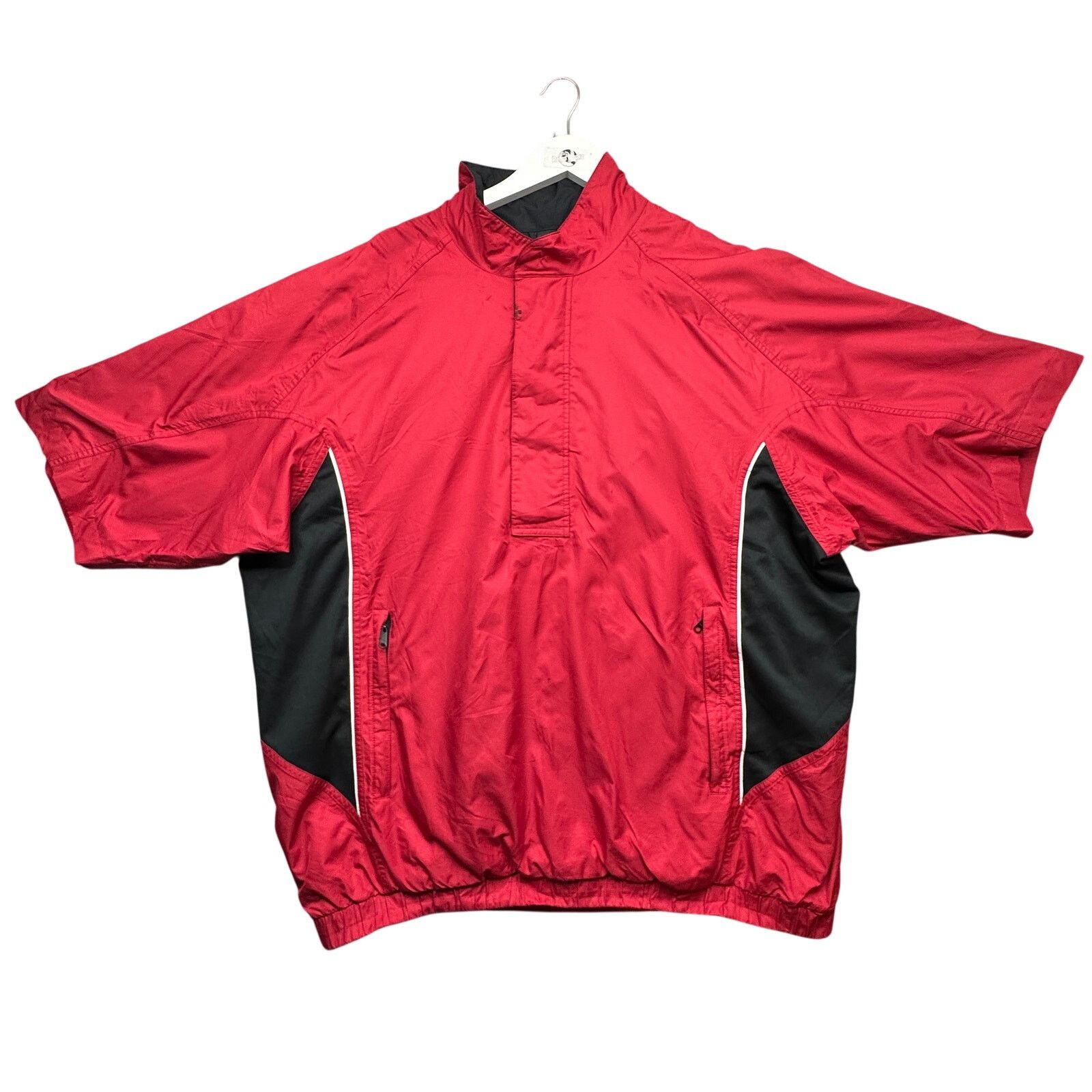 Footjoy Footjoy FJ Dryjoys Windbreaker Pullover Mens XL 1/2 Zip Red Size US XL / EU 56 / 4 - 1 Thumbnail