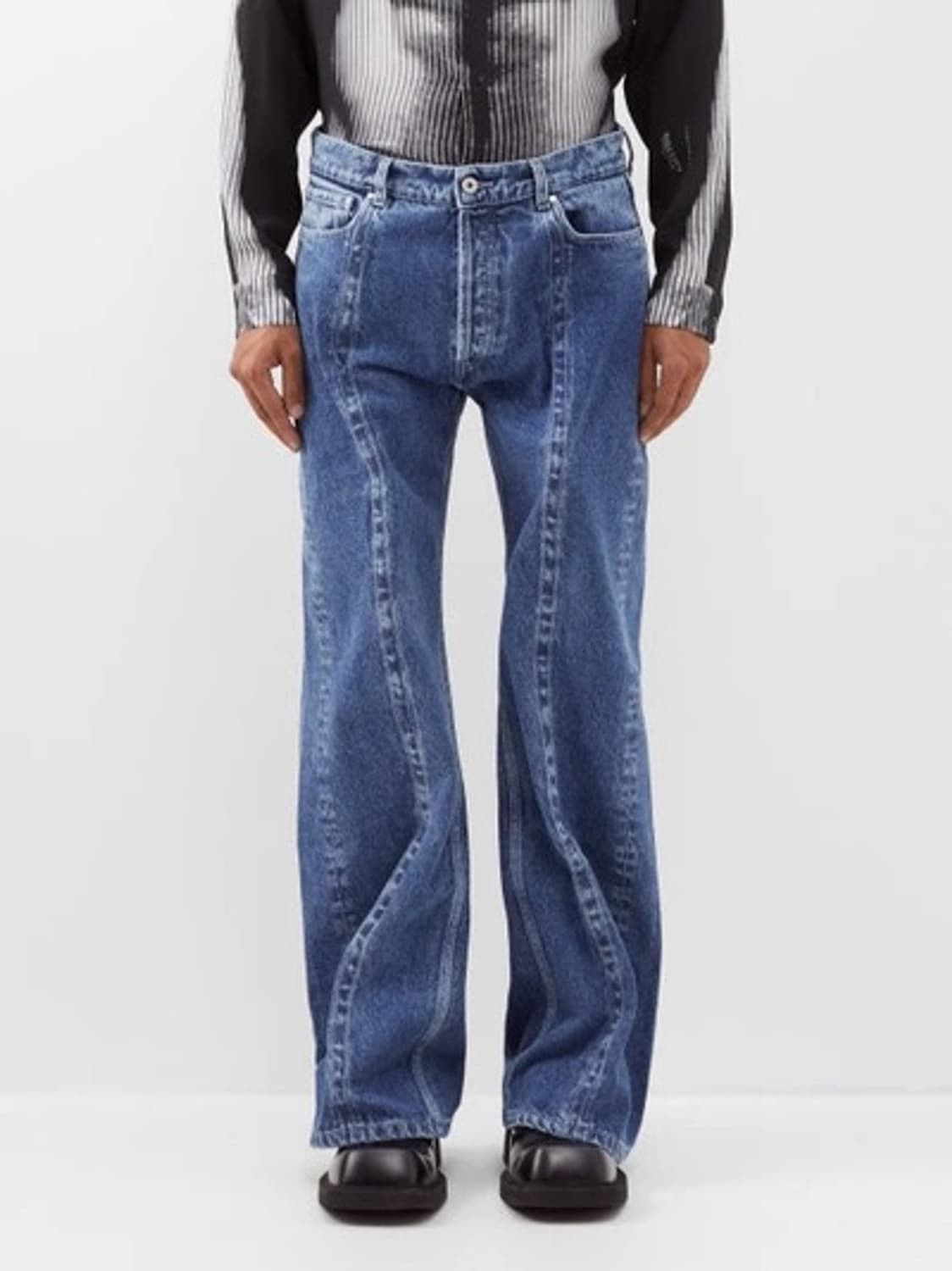 Y/Project Classic Wire organic-cotton denim jeans