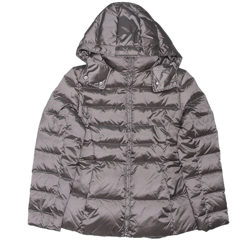 Prada Casual Hooded Zip Jacket Gray-2506