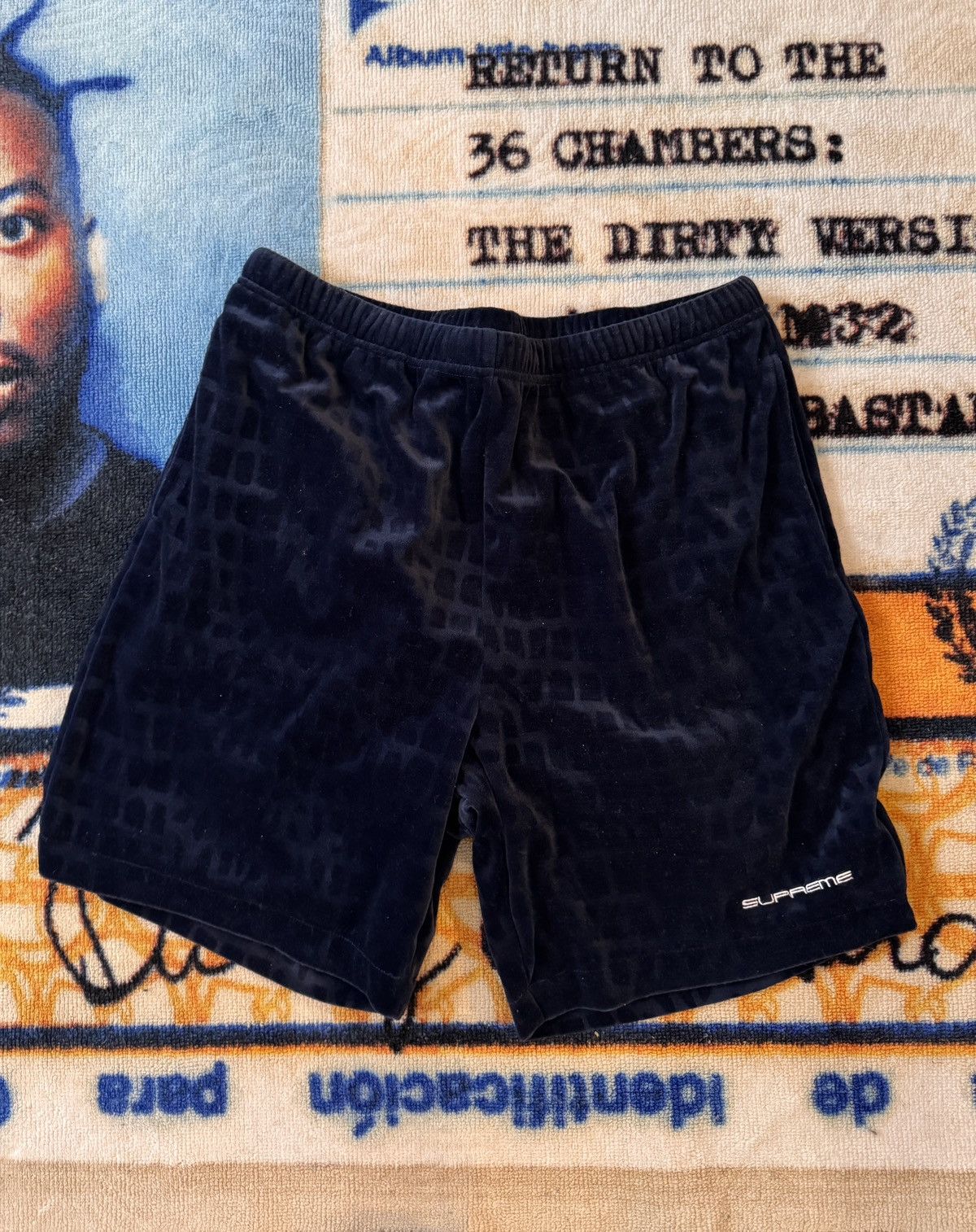 Supreme Supreme Croc Velour Two Piece Set Navy Size US M / EU 48-50 / 2 - 2 Thumbnail