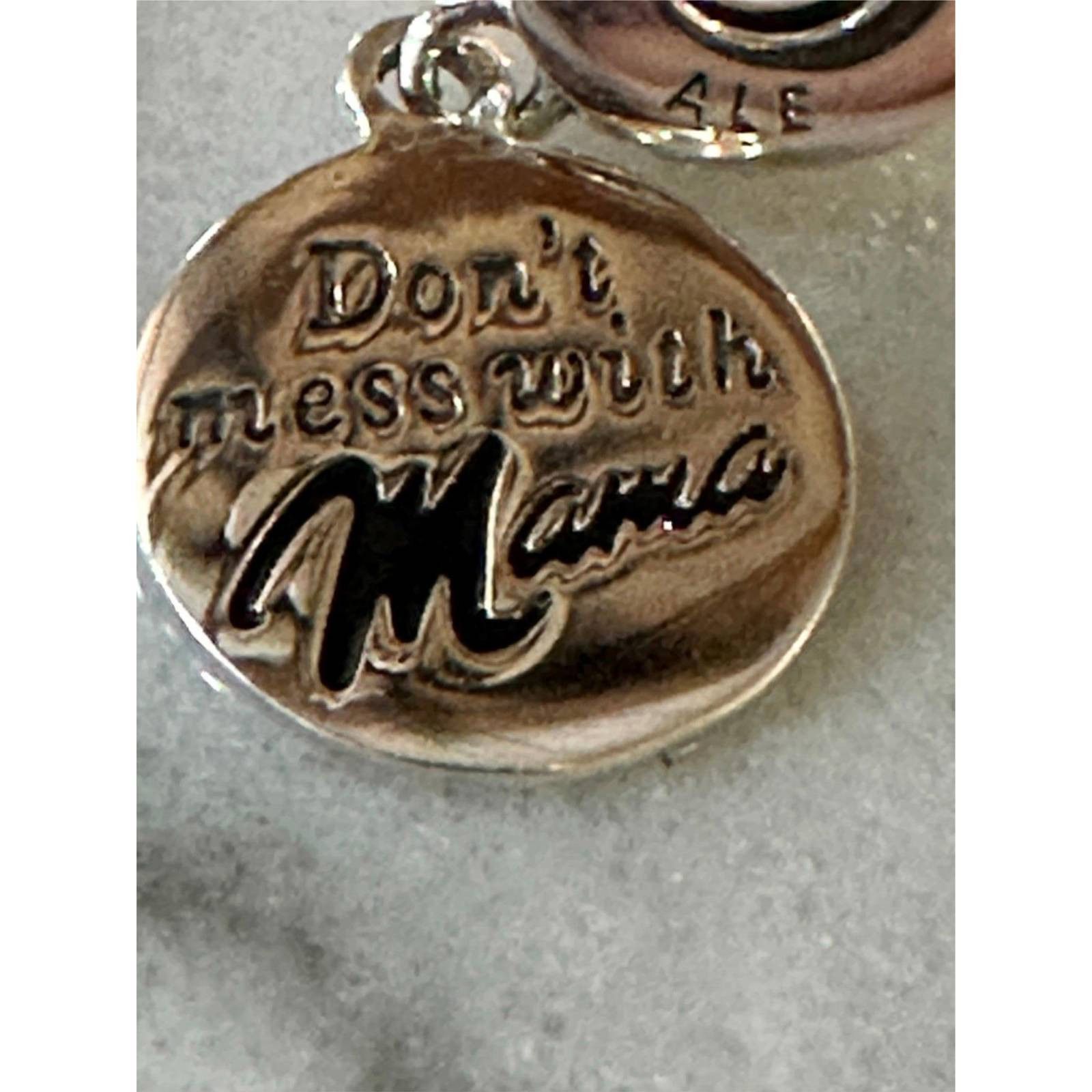 pandora Authentic Pandora #793204C01 Mama Engravable Dangle Charm Size ONE SIZE - 1 Thumbnail