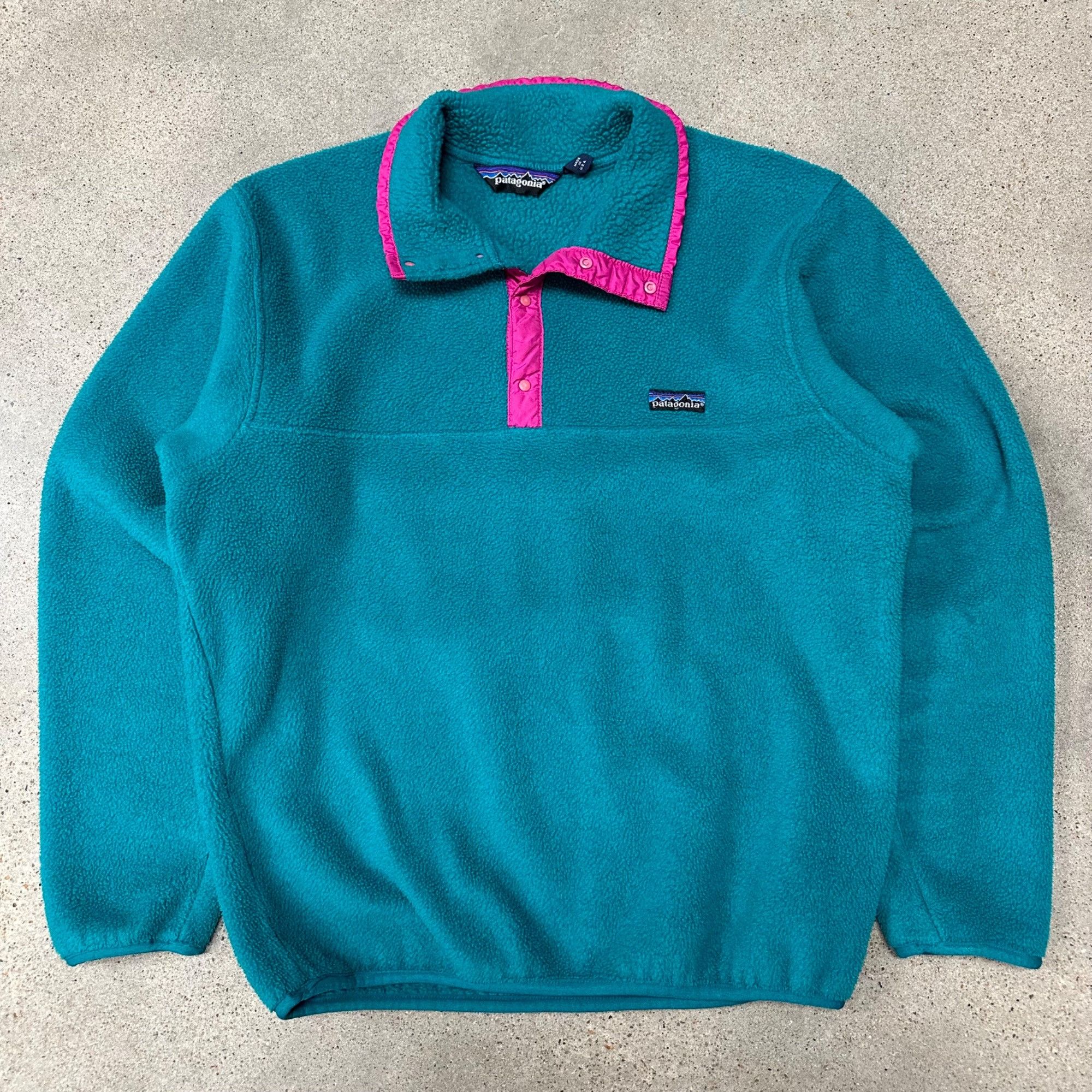 Patagonia × Vintage Vintage 90s Patagonia Snap Up Synchilla Pullover Fleece Jack Size US M / EU 48-50 / 2 - 1 Thumbnail