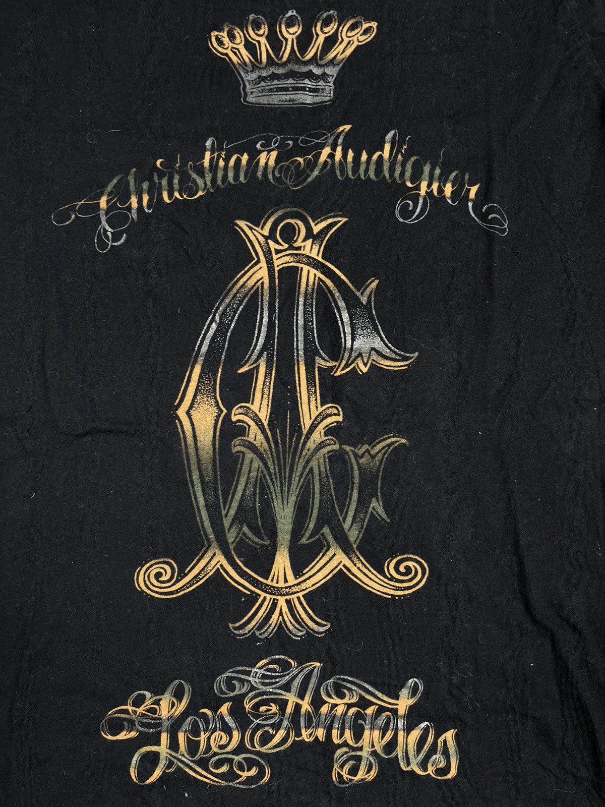 Ed Hardy Vintage Y2K Christian Audigier big logo tee streetwear S Size S / US 4 / IT 40 - 4 Thumbnail