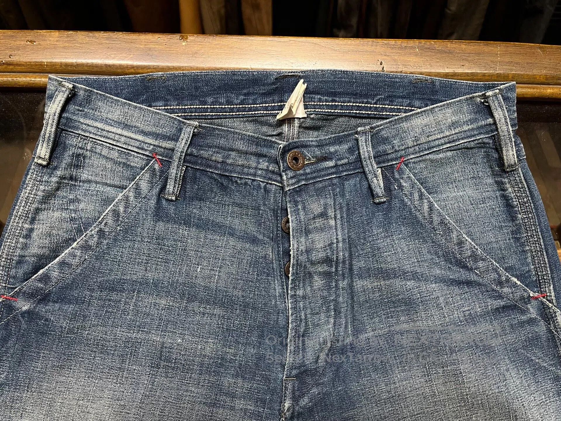 RRL Ralph Lauren distressed double rl denim jeans. Size US 29 - 3 Thumbnail