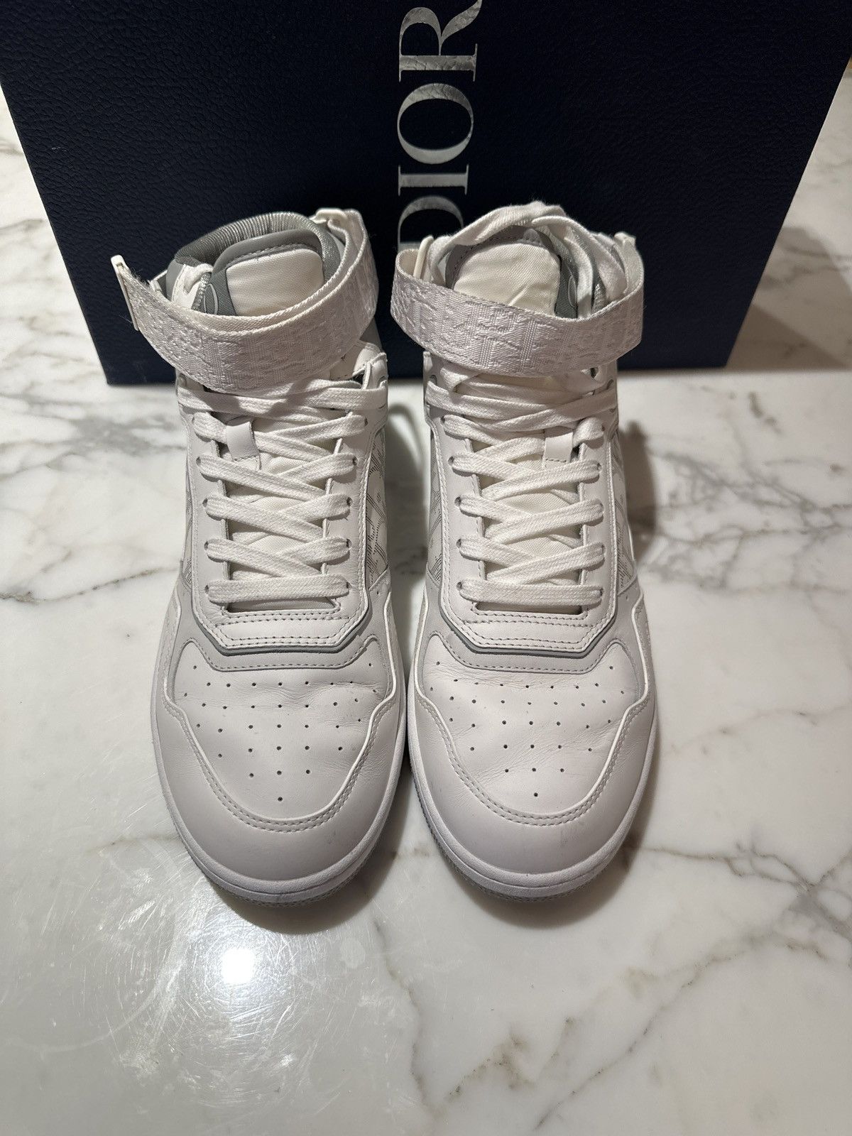 Dior Dior B27 Mid-Top Calf Perfo Size US 10.5 / EU 43-44 - 4 Thumbnail