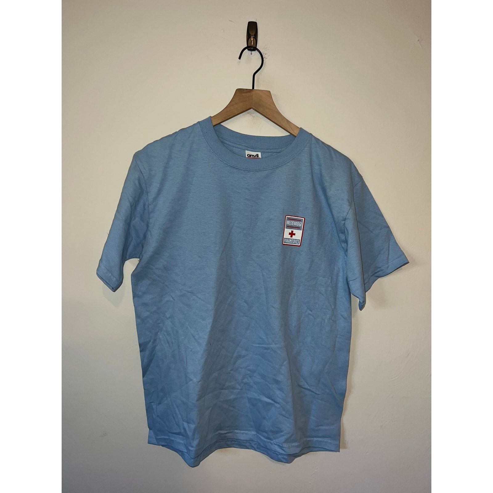 Anvil Vintage Breckenridge Medic Shirt Paramedic Blue Tee 90s HOLE Size US M / EU 48-50 / 2 - 1 Thumbnail