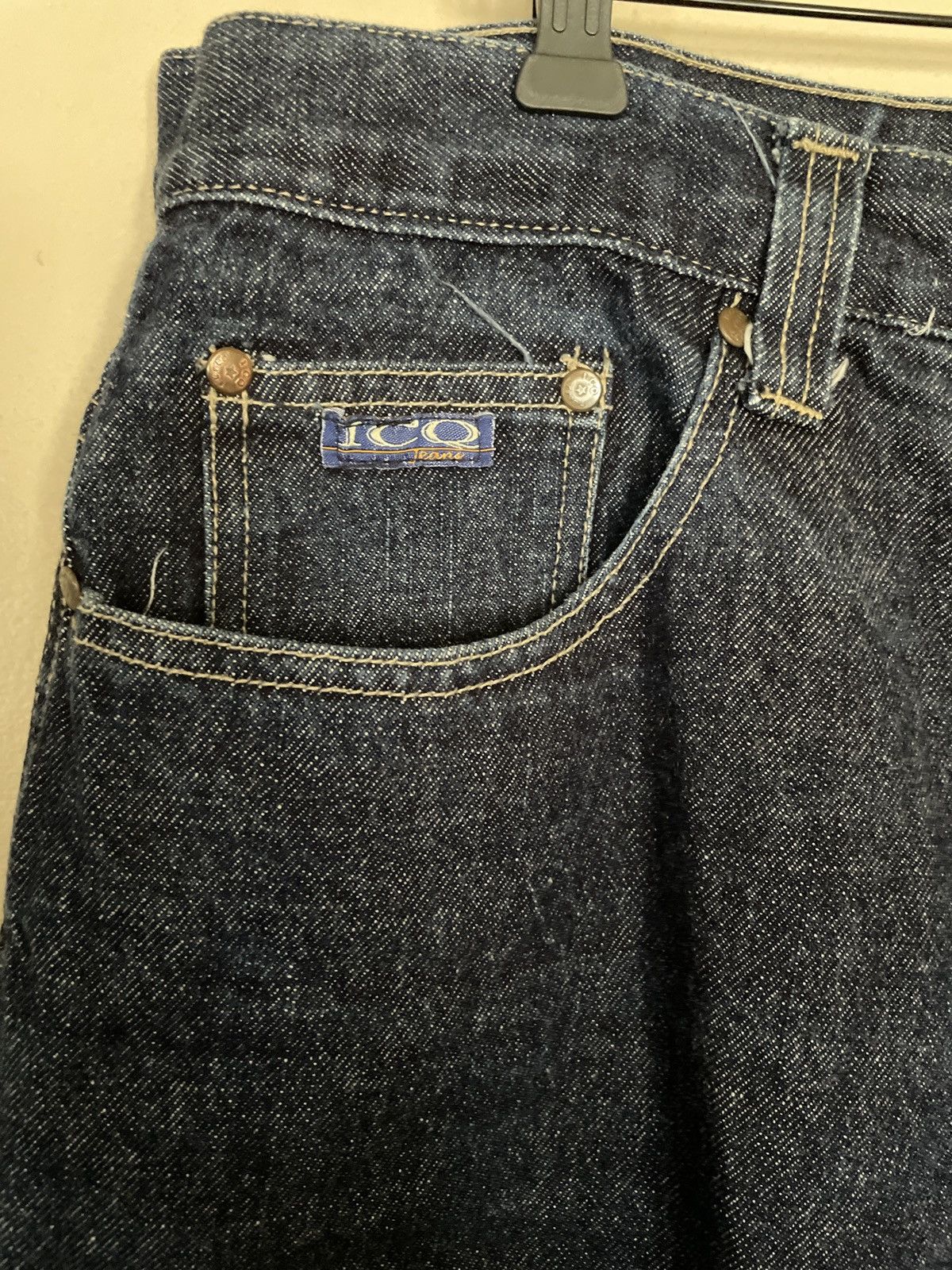 Designer × Vintage ICQ Jeans Blue Denim Jorts 40 y2k skater hip hop urban vtg 🔥 Size US 40 / EU 56 - 5 Thumbnail