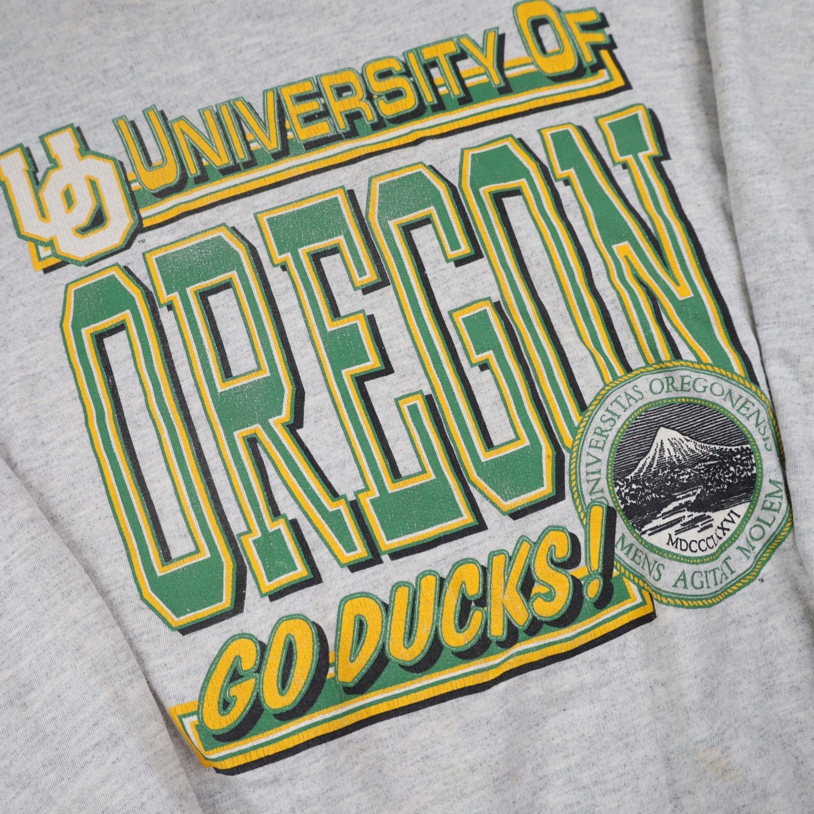 NCAA × Vintage Vintage University of Oregon Ducks Big Graphic Sweatshirt Size US XL / EU 56 / 4 - 5 Thumbnail