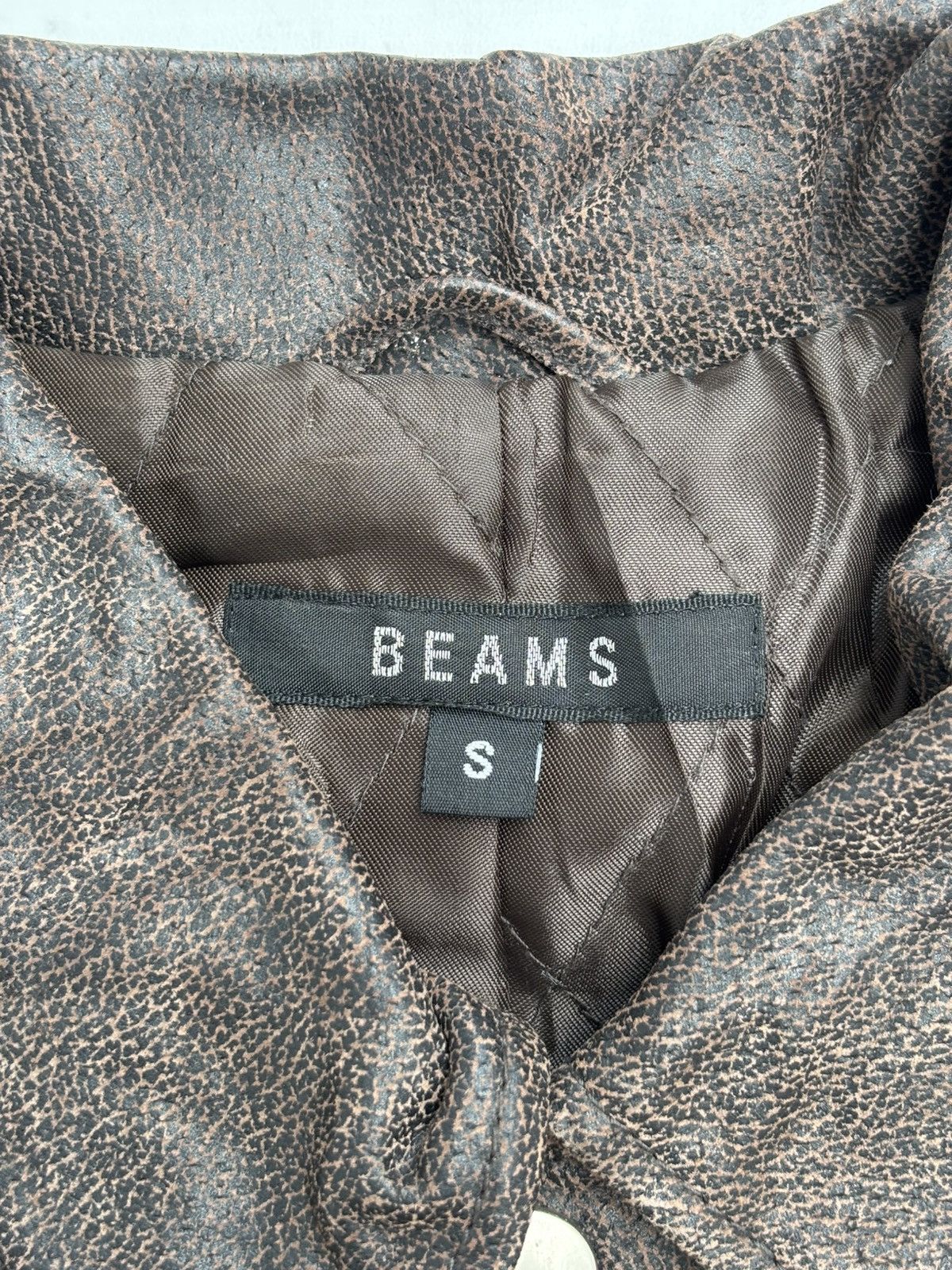 Beams Plus × Japanese Brand Textured Pig Skin Work Jacket Size US S / EU 44-46 / 1 - 9 Thumbnail