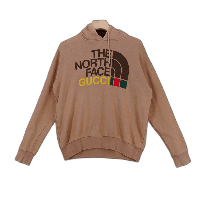 Gucci Gucci TNF Collaboration Hoodie in Beige Color-2506 Size US XXS / EU 40 - 1 Thumbnail
