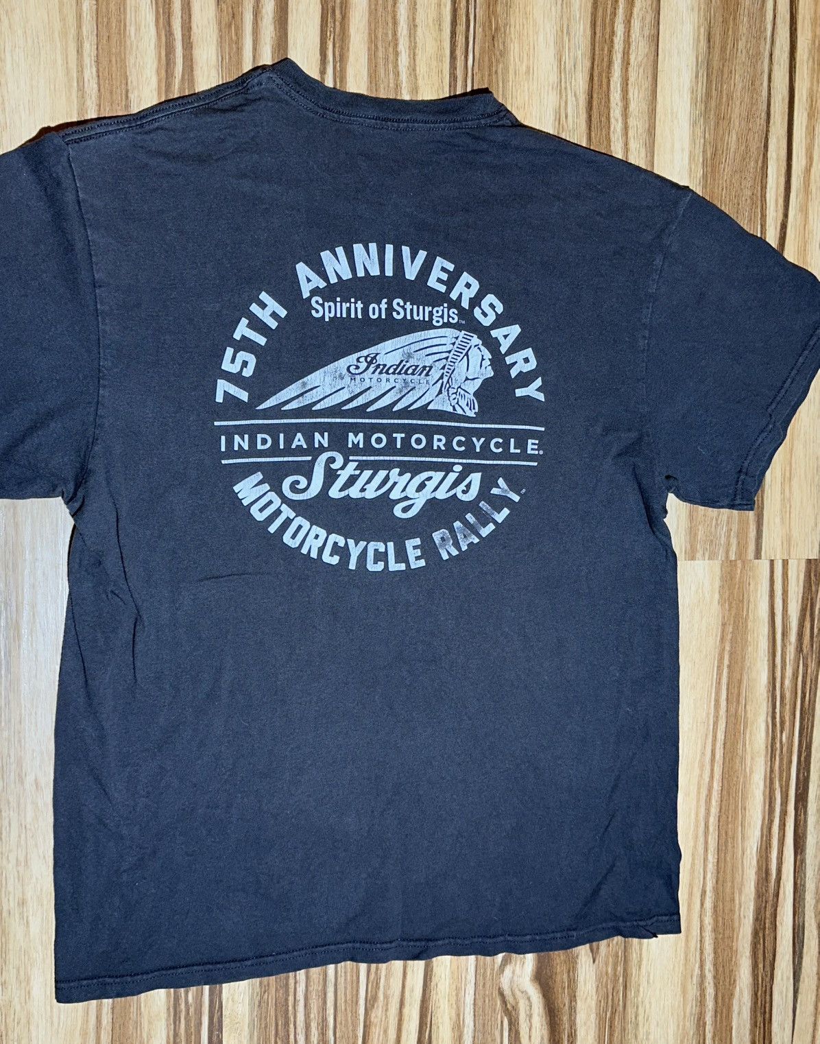 Indian Motorcycle ThelegendaryIndianMotorcycle 75thAnniversary SpiritofSturgis Size US L / EU 52-54 / 3 - 7 Thumbnail