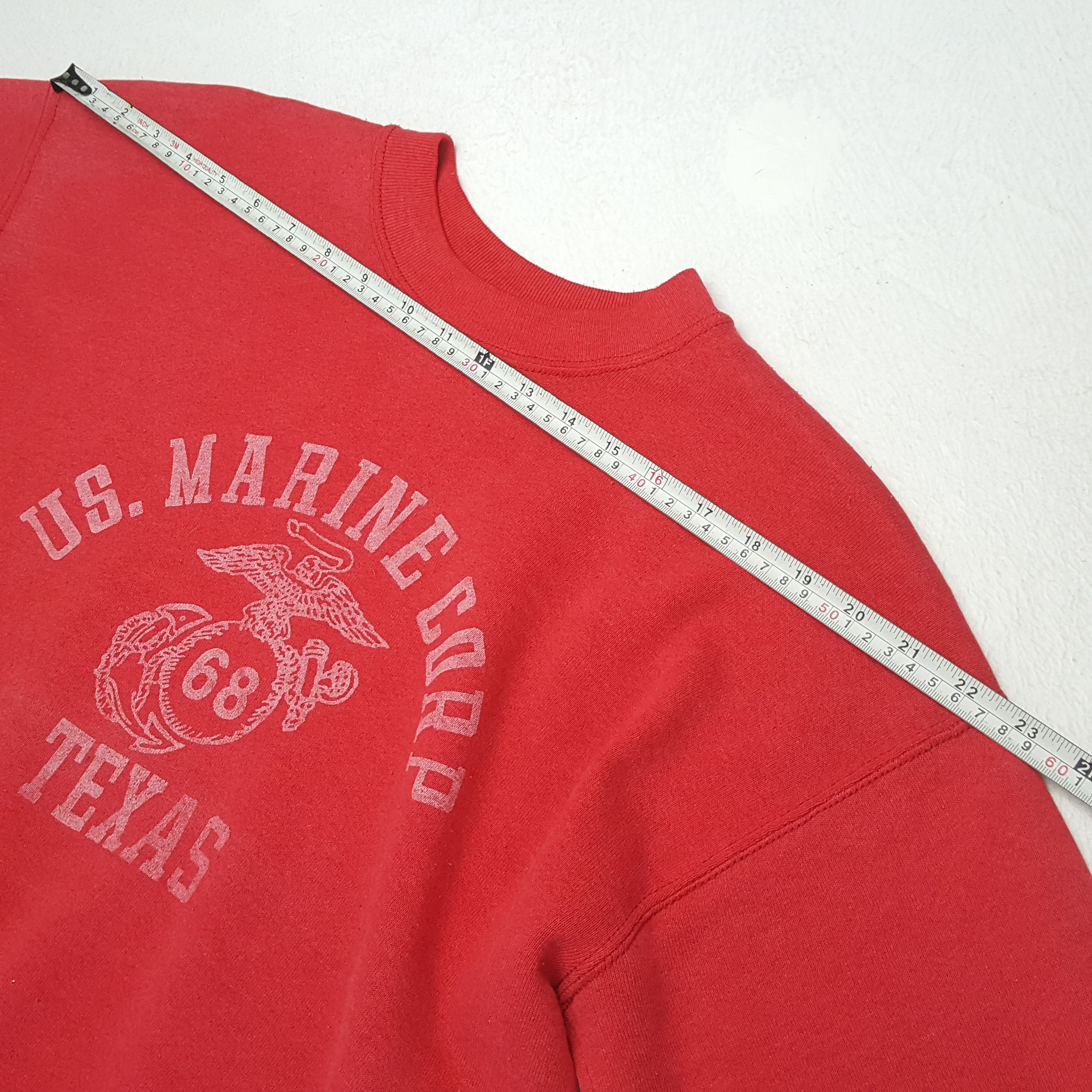Vintage Vintage US. MARINE Corporation TEXAS American Sweatshirt Size US M / EU 48-50 / 2 - 4 Thumbnail
