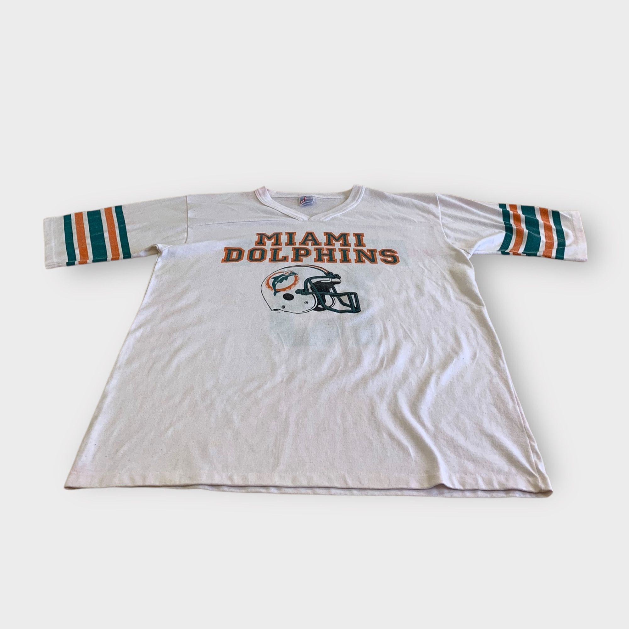 Vintage NFL Miami Dolphins t-shirt Size US XL / EU 56 / 4 - 3 Thumbnail