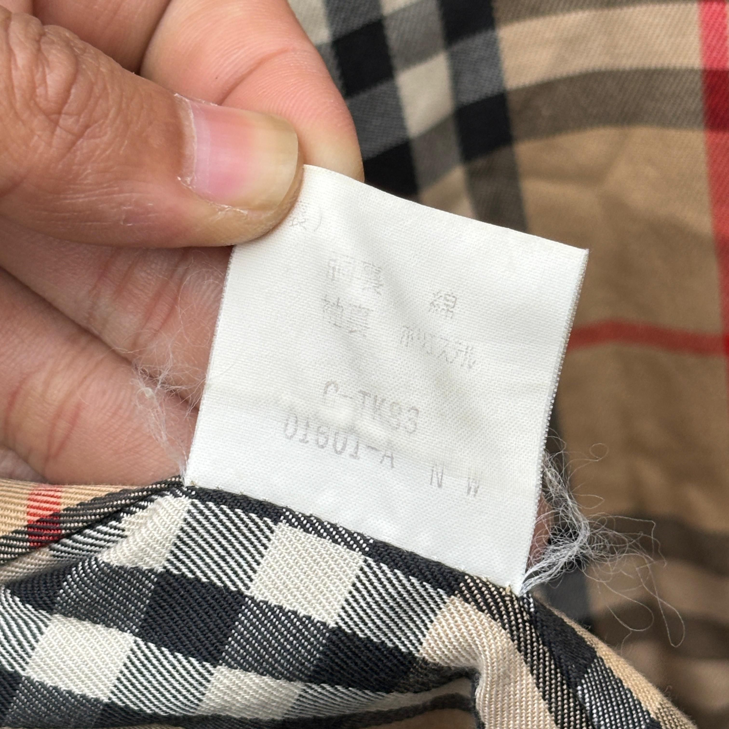 Burberry × Vintage Burberrys Vintage Cream Nova Check Trench Coat Size US M / EU 48-50 / 2 - 8 Thumbnail