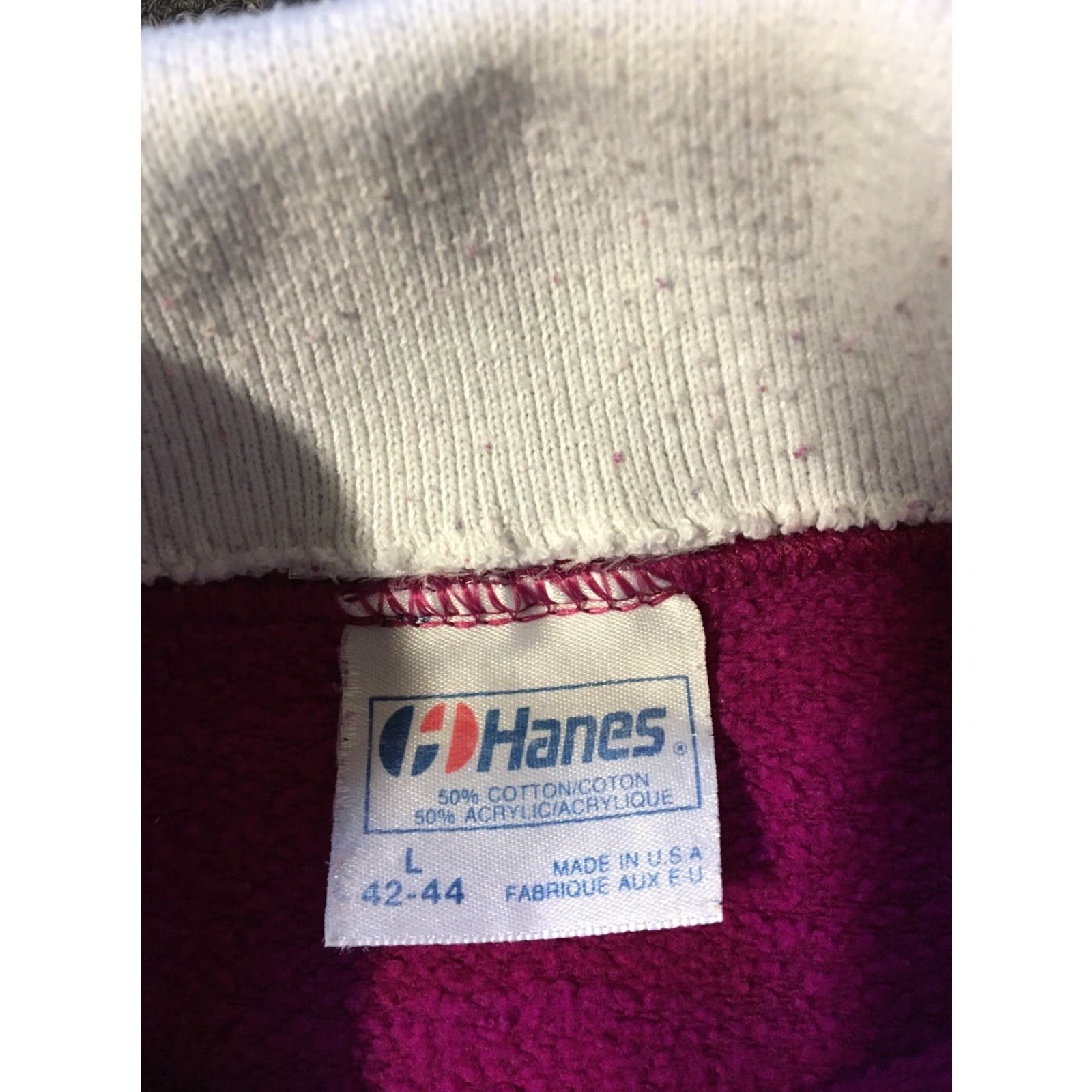 Vintage VINTAGE Morning Sun Sweatshirt Collared S Purple 80s 90s USA Hanes Nature Wildlife Grunge Mens Shirt Size US S / EU 44-46 / 1 - 3 Thumbnail