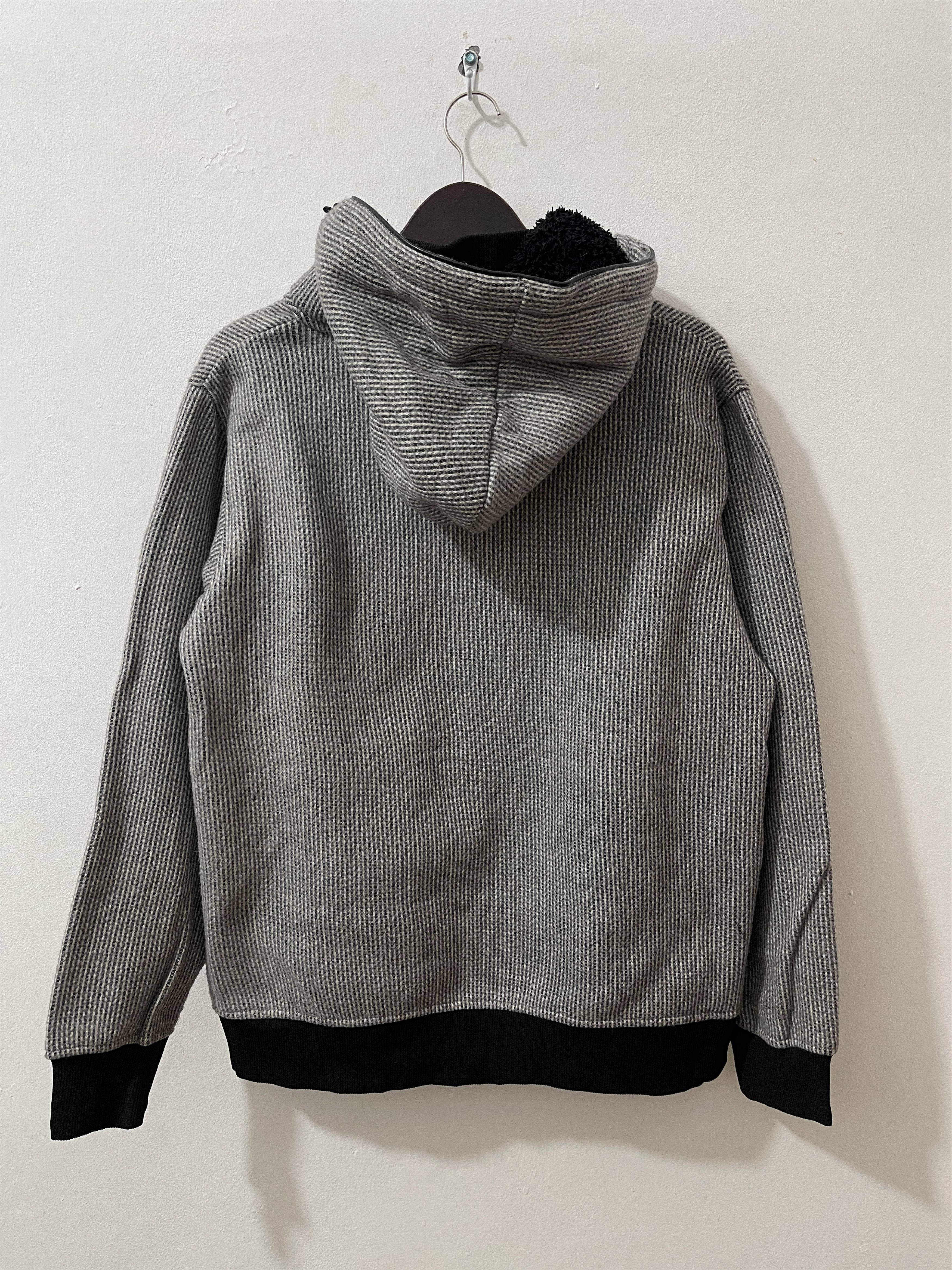 Mossimo Vintage 2000s Mossimo Japan Wool Zip Hoodie Jacket Size US XL / EU 56 / 4 - 8 Thumbnail