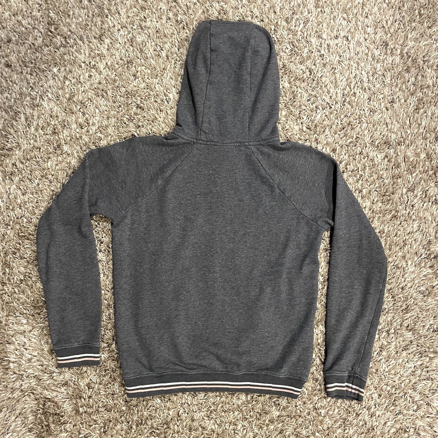 Nike Nike Sportswear Hoodie Women XS Gray Nike Swoosh Varsity Pullover Long Sleeve Hooded Pockets Easy Care All Seasons Size XS / US 0-2 / IT 36-38 - 2 Thumbnail