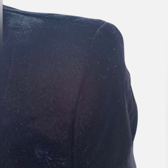 Elie Tahari ELIE TAHARI M (size tag missing) navy velvet evening jacket Size M / US 6-8 / IT 42-44 - 3 Thumbnail