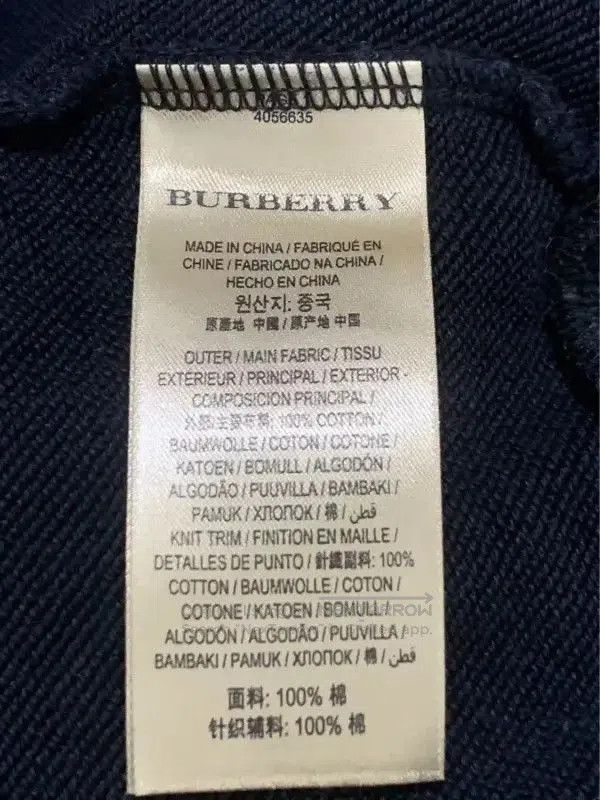 Burberry Burberry Black Cotton Women's Sweatshirt. Size XXS / US 00 / IT 34 - 6 Thumbnail