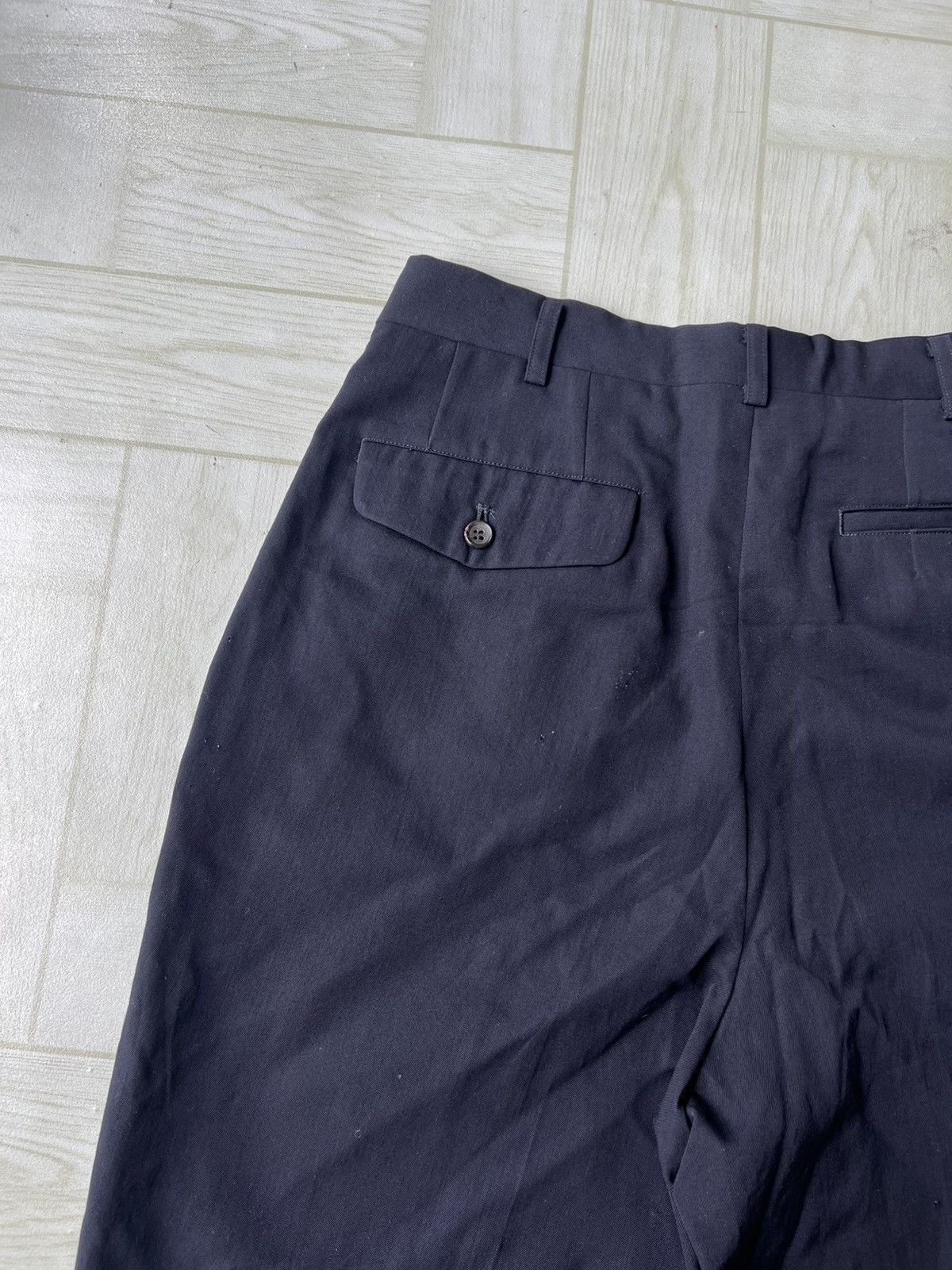Comme des Garcons Homme AW96 Comme des Garcons Homme Gabardine Wool Trousers Pants Size US 32 / EU 48 - 7 Thumbnail