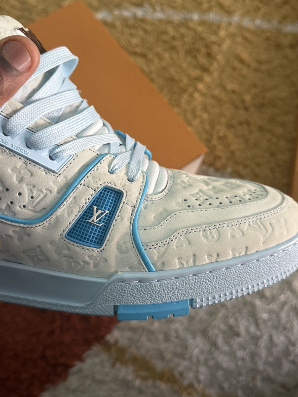Louis Vuitton × Tyler The Creator Louis Vuitton x Tyler the creator lv trainer Size US 11 / EU 44 - 15 Thumbnail