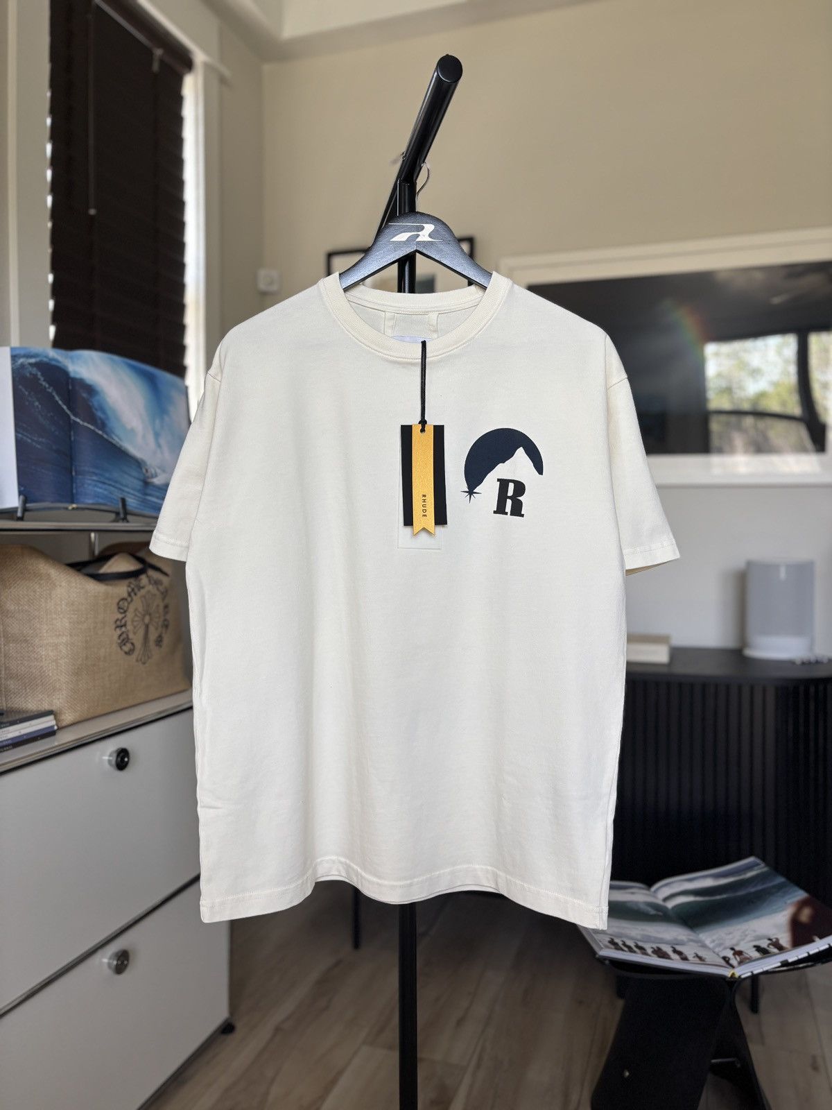 Rhude RHUDE | NEW BLUE MOONLIGHT GRAPHIC LOGO TEE Size US S / EU 44-46 / 1 - 3 Thumbnail