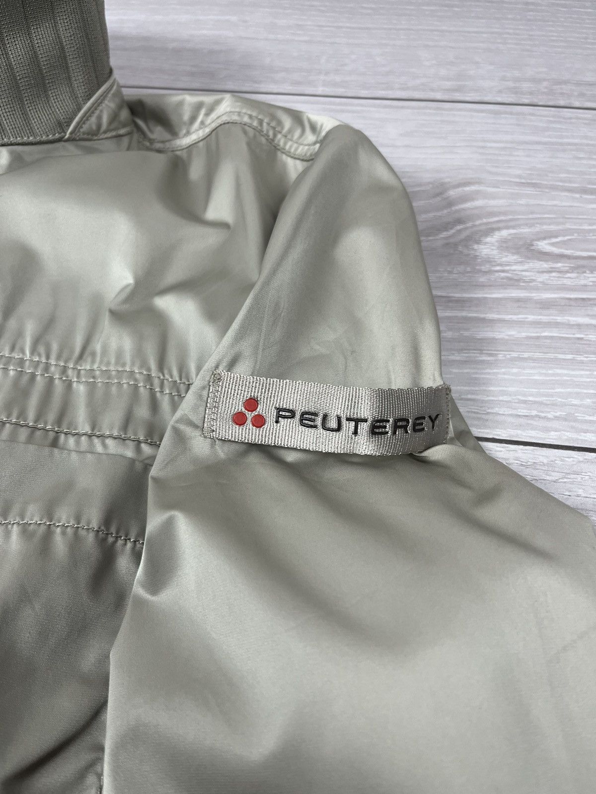 Peuterey Peuterey Gold Nylon Button Light Jacket Size US L / EU 52-54 / 3 - 7 Thumbnail
